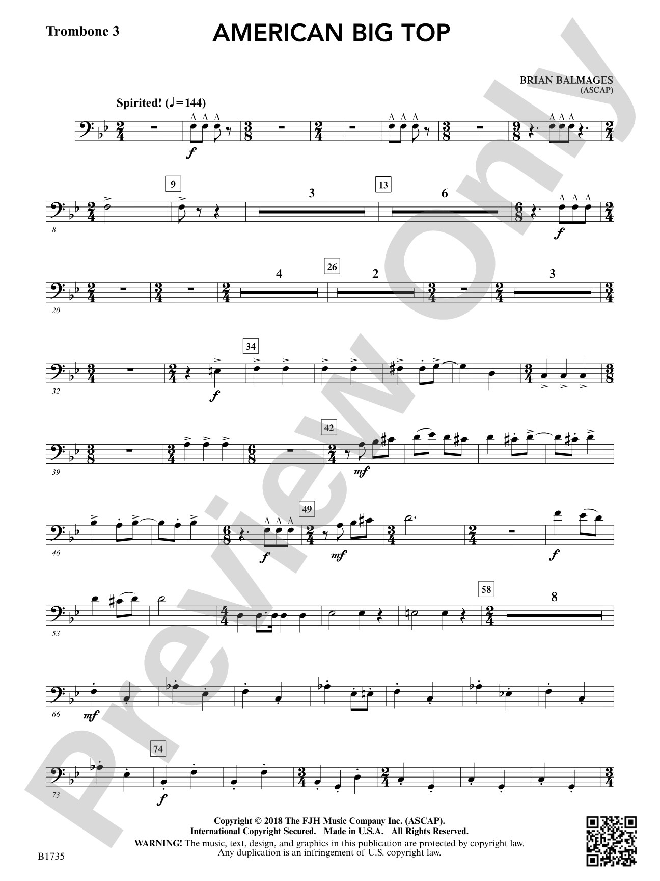 American Big Top: Trombone 3
