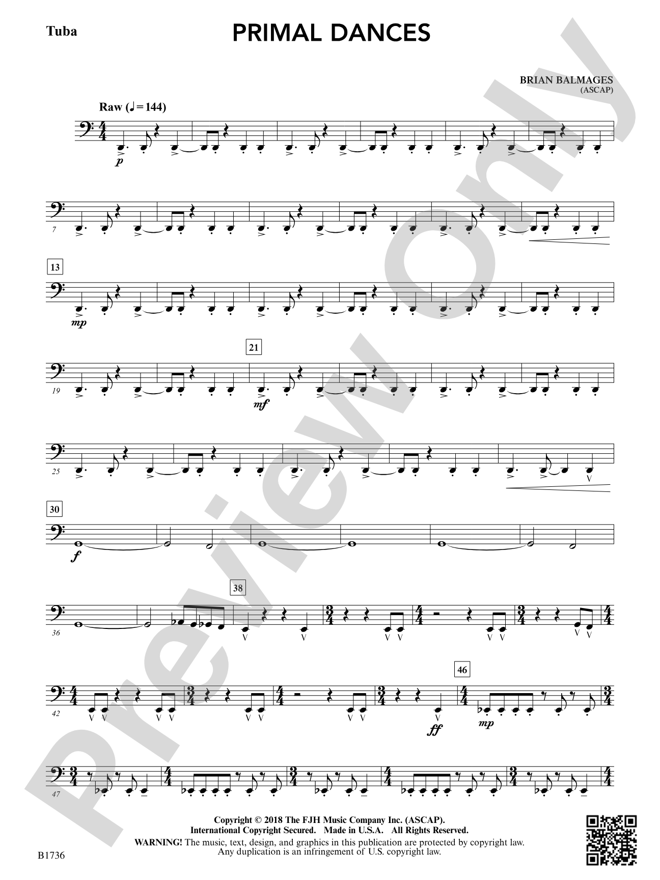 Primal Dances: Tuba