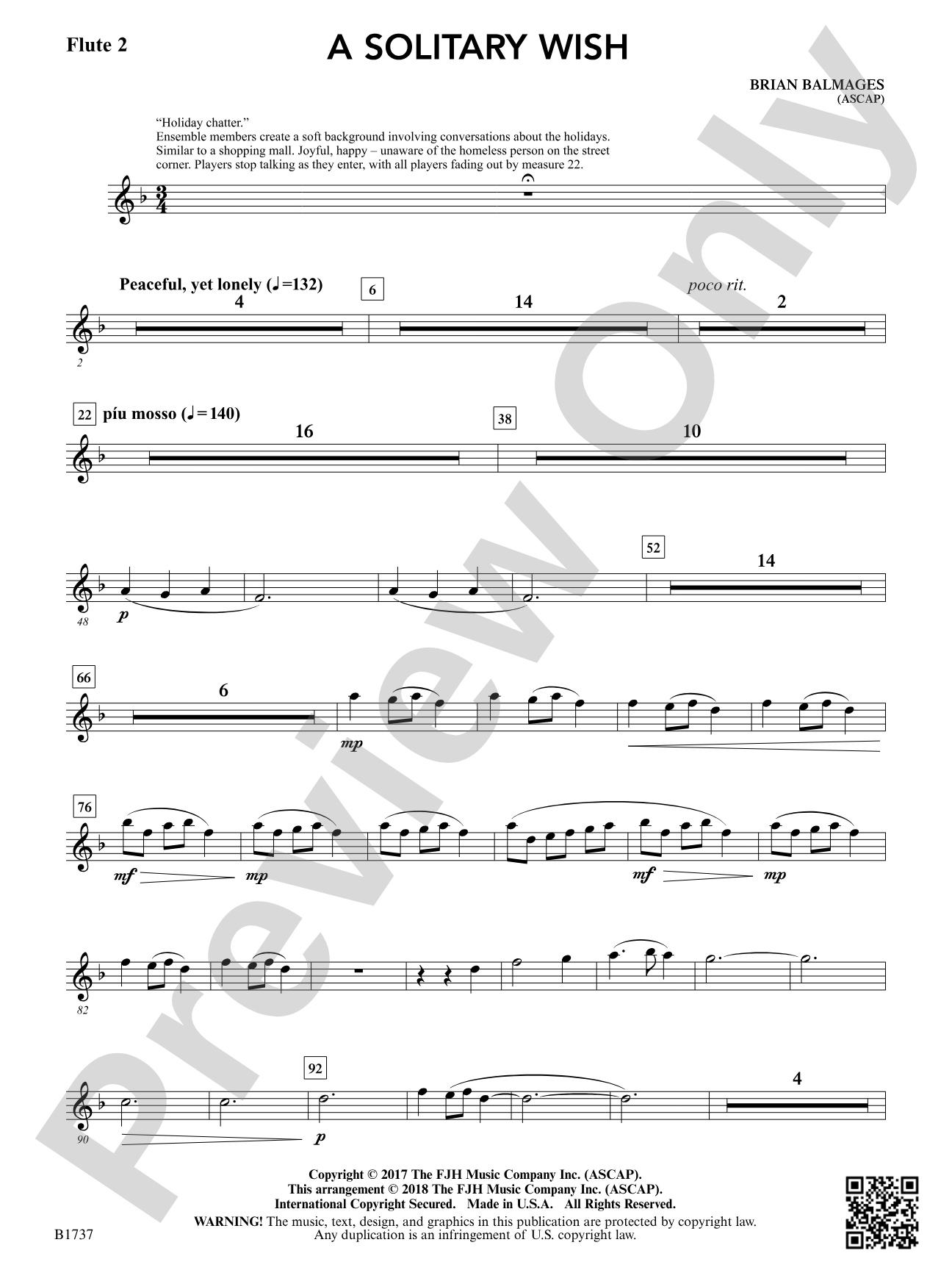A Solitary Wish: Flute 2