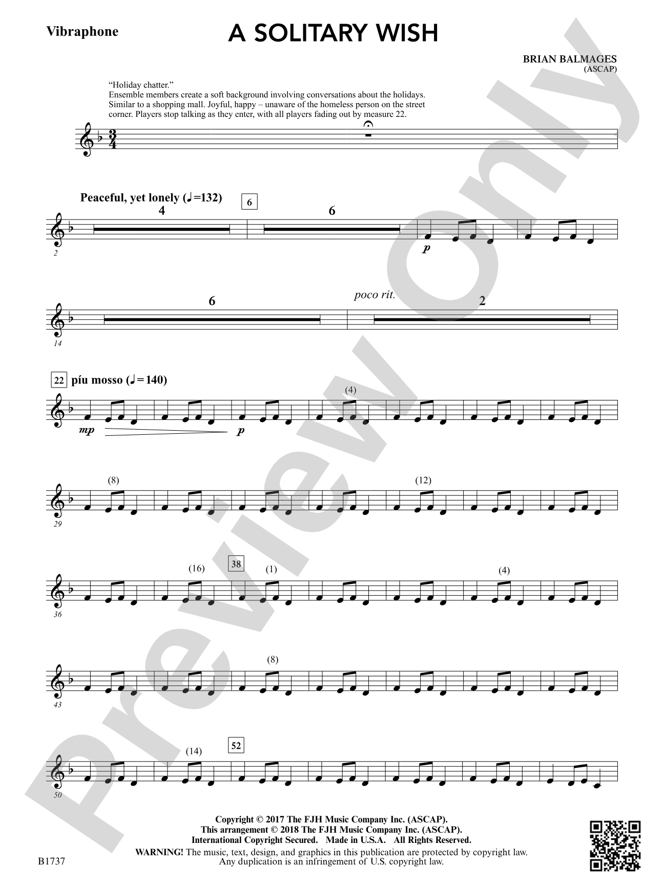 A Solitary Wish: Vibraphone