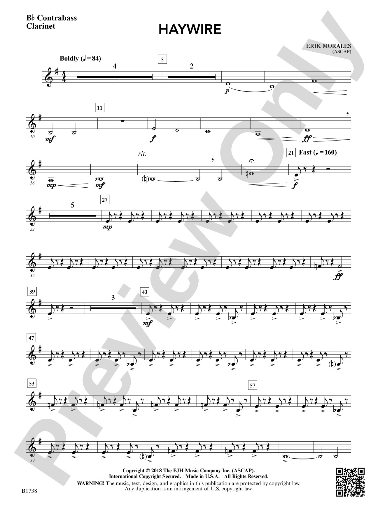 Haywire: B-flat Contrabass Clarinet