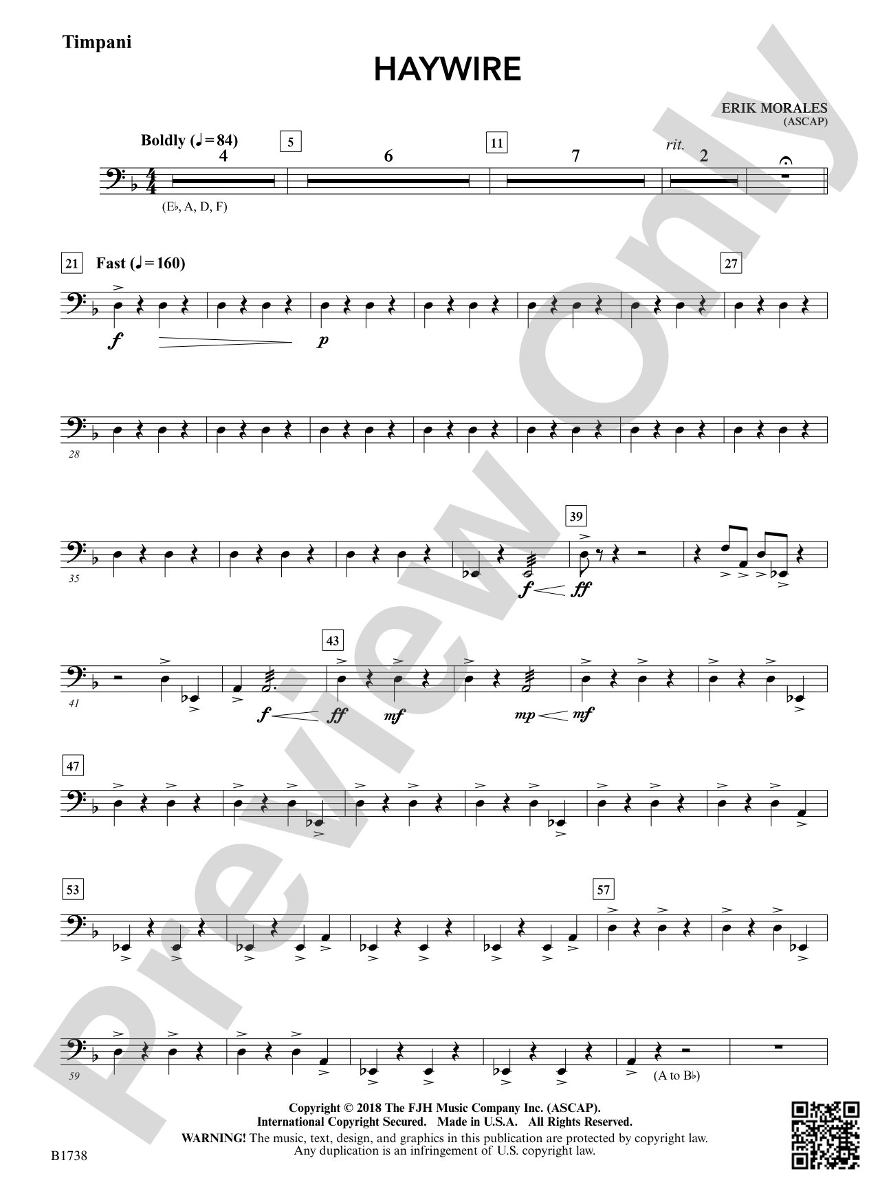 Haywire: Timpani