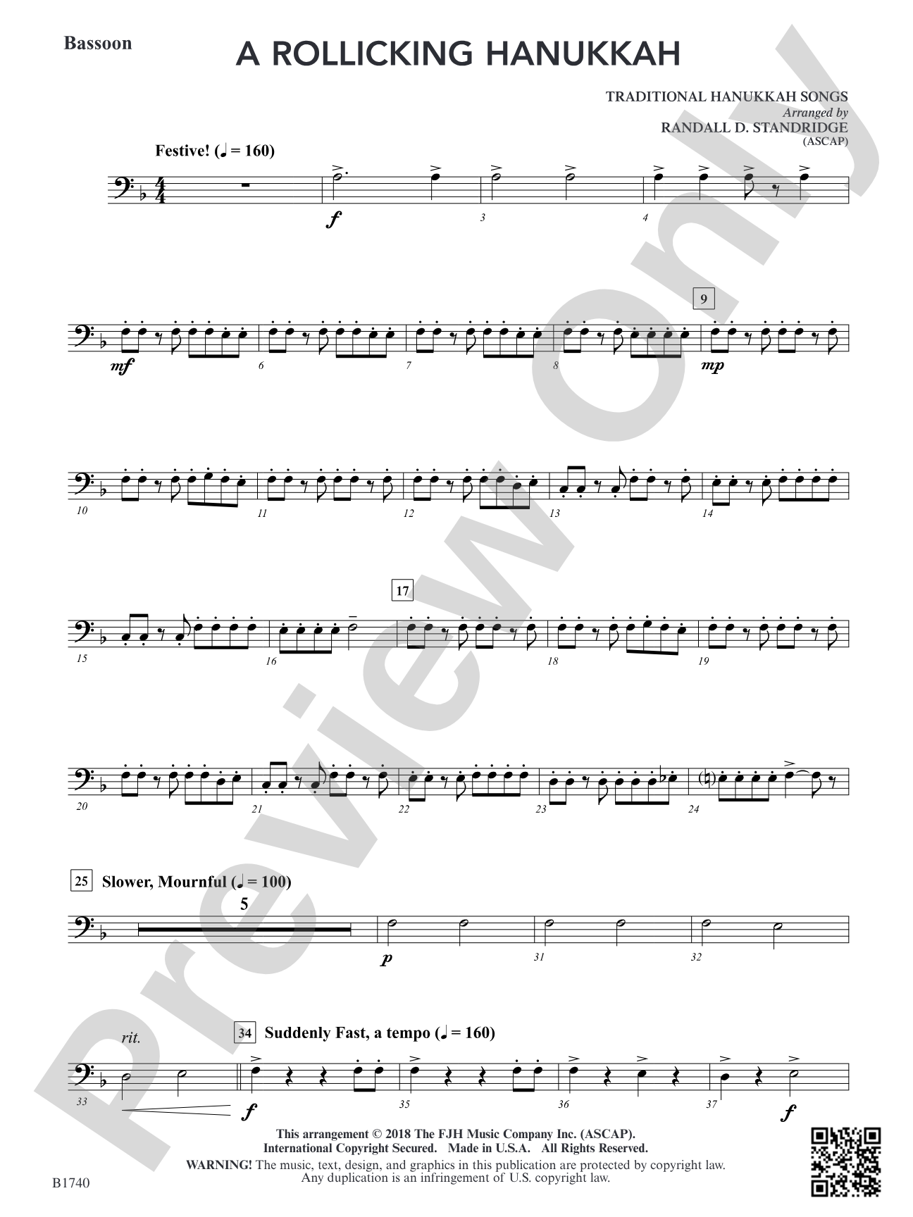 A Rollicking Hanukkah: Bassoon