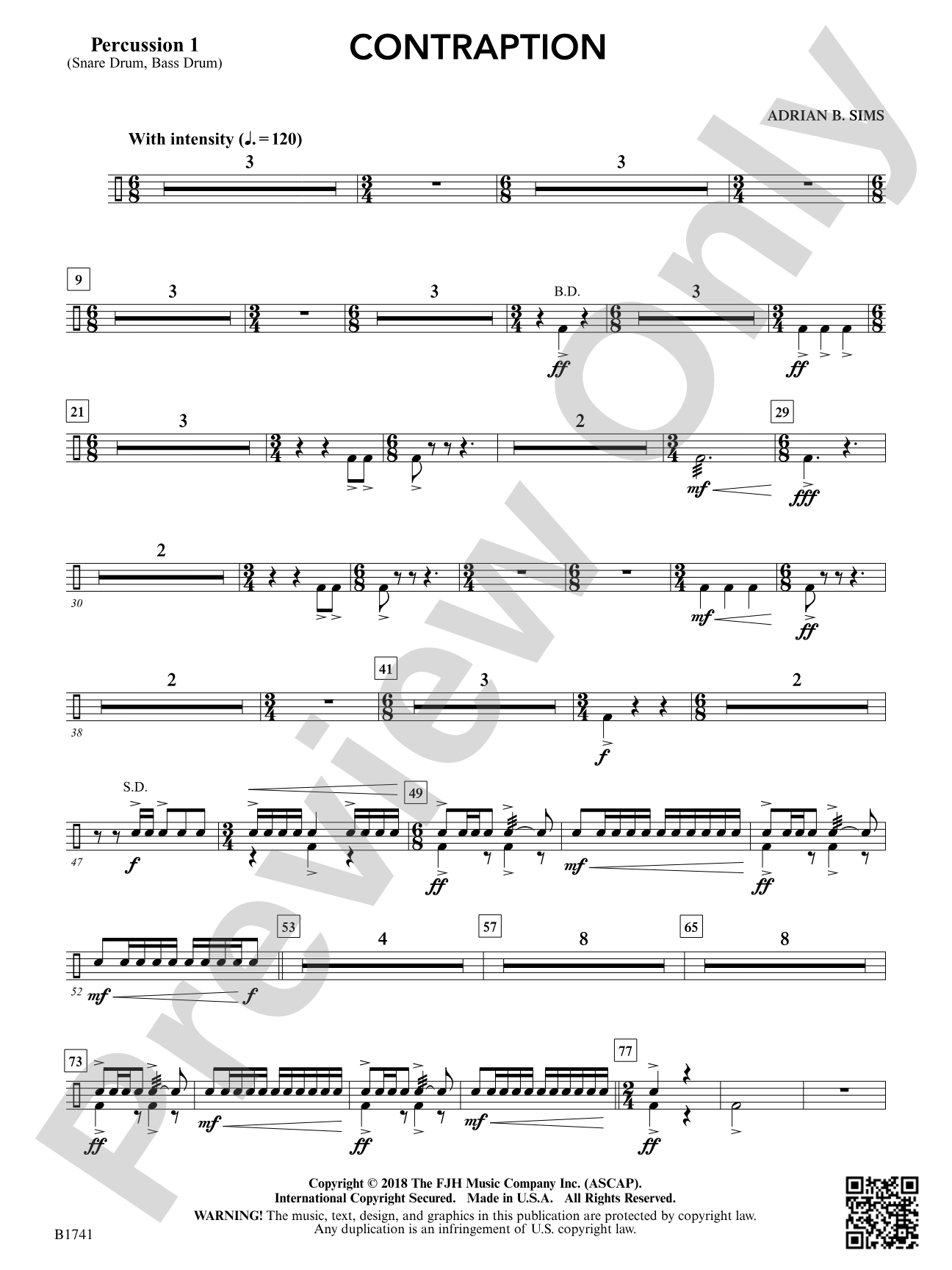 Contraption: Percussion 1