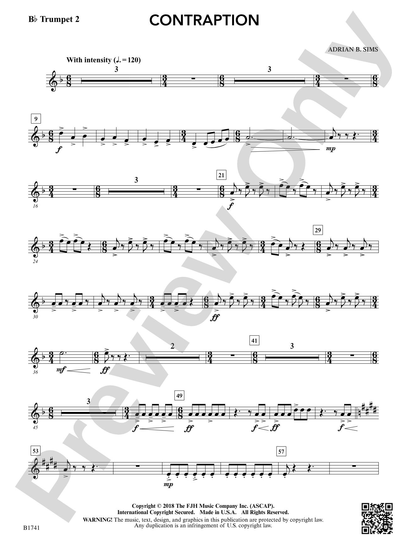 Contraption: B-flat Trumpet 2