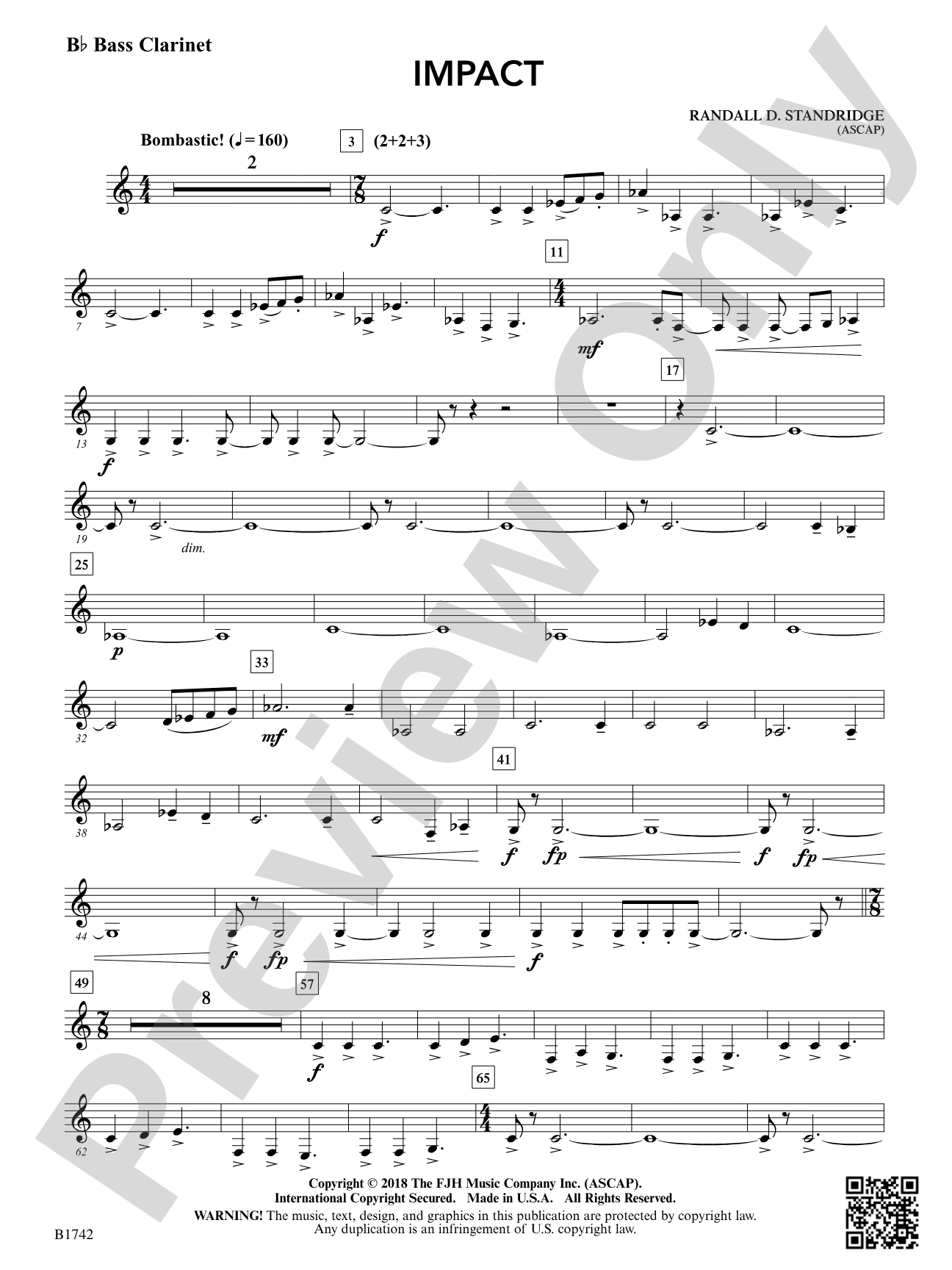 Impact: B-flat Bass Clarinet