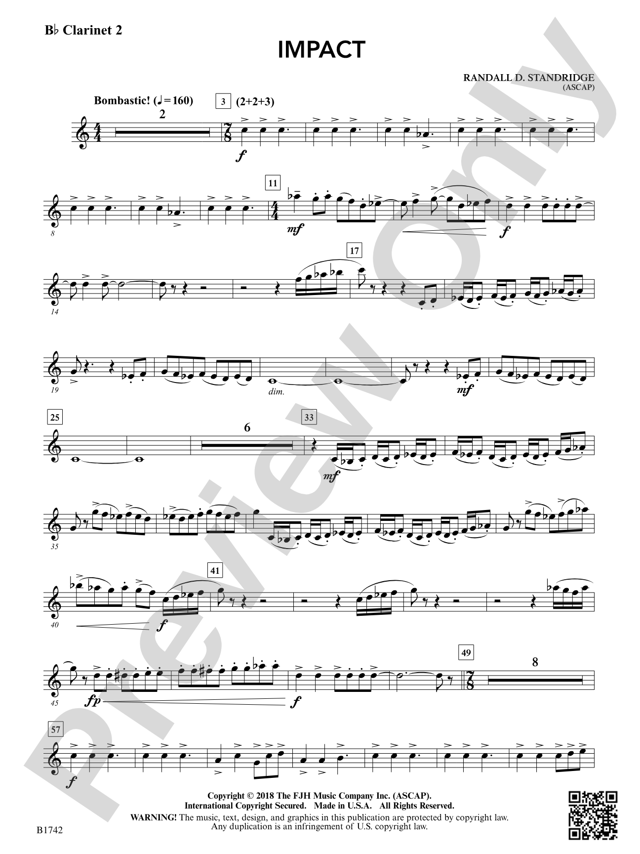 Impact: B-flat Clarinet 2