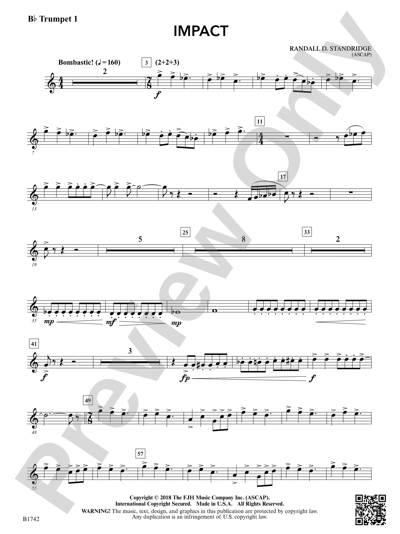 Impact: B-flat Trumpet 1