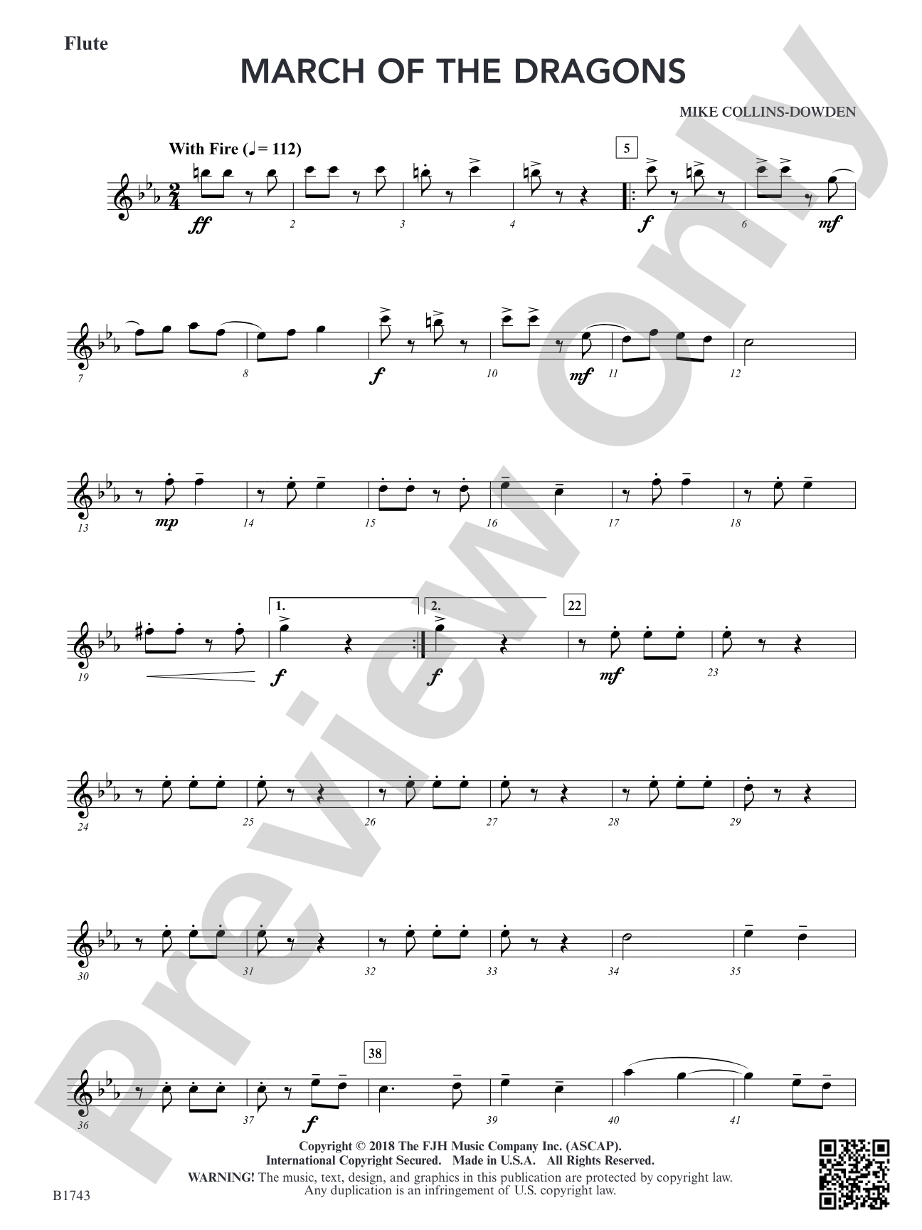 March of the Dragons: Flute