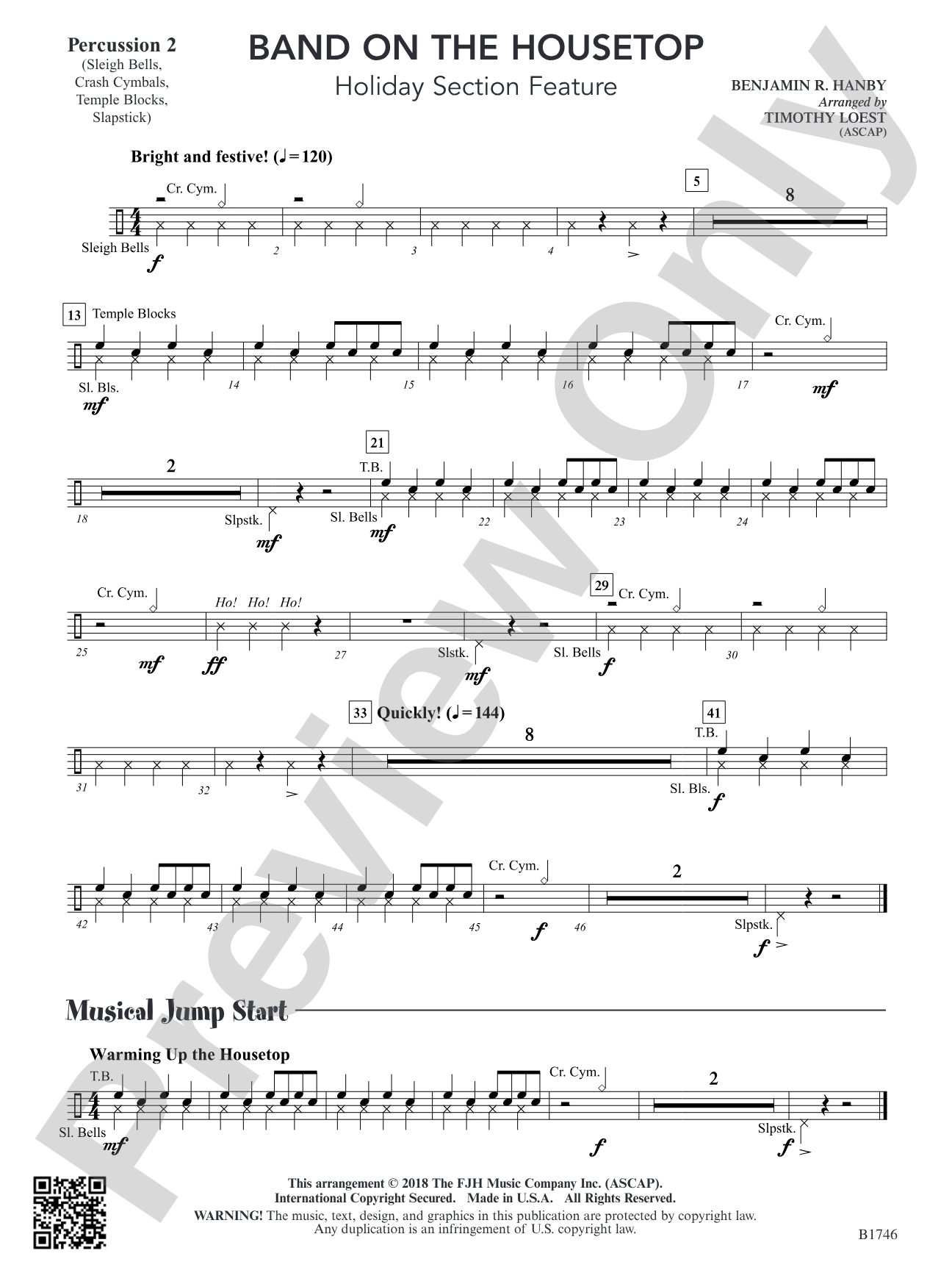 Band on the Housetop: Percussion 2