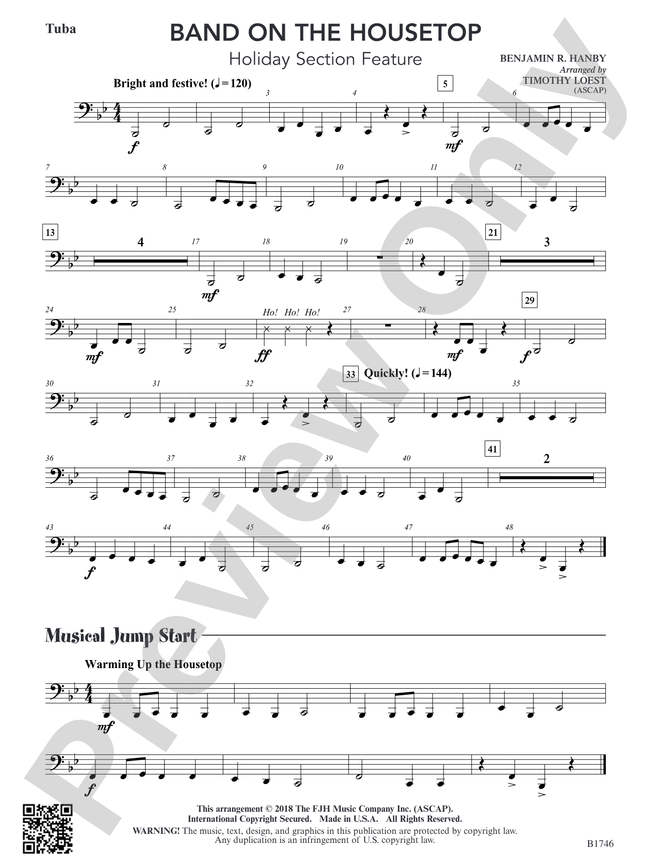 Band on the Housetop: Tuba