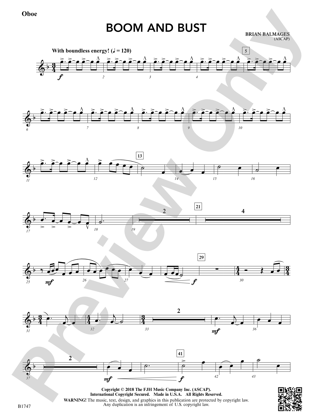 Boom and Bust: Oboe