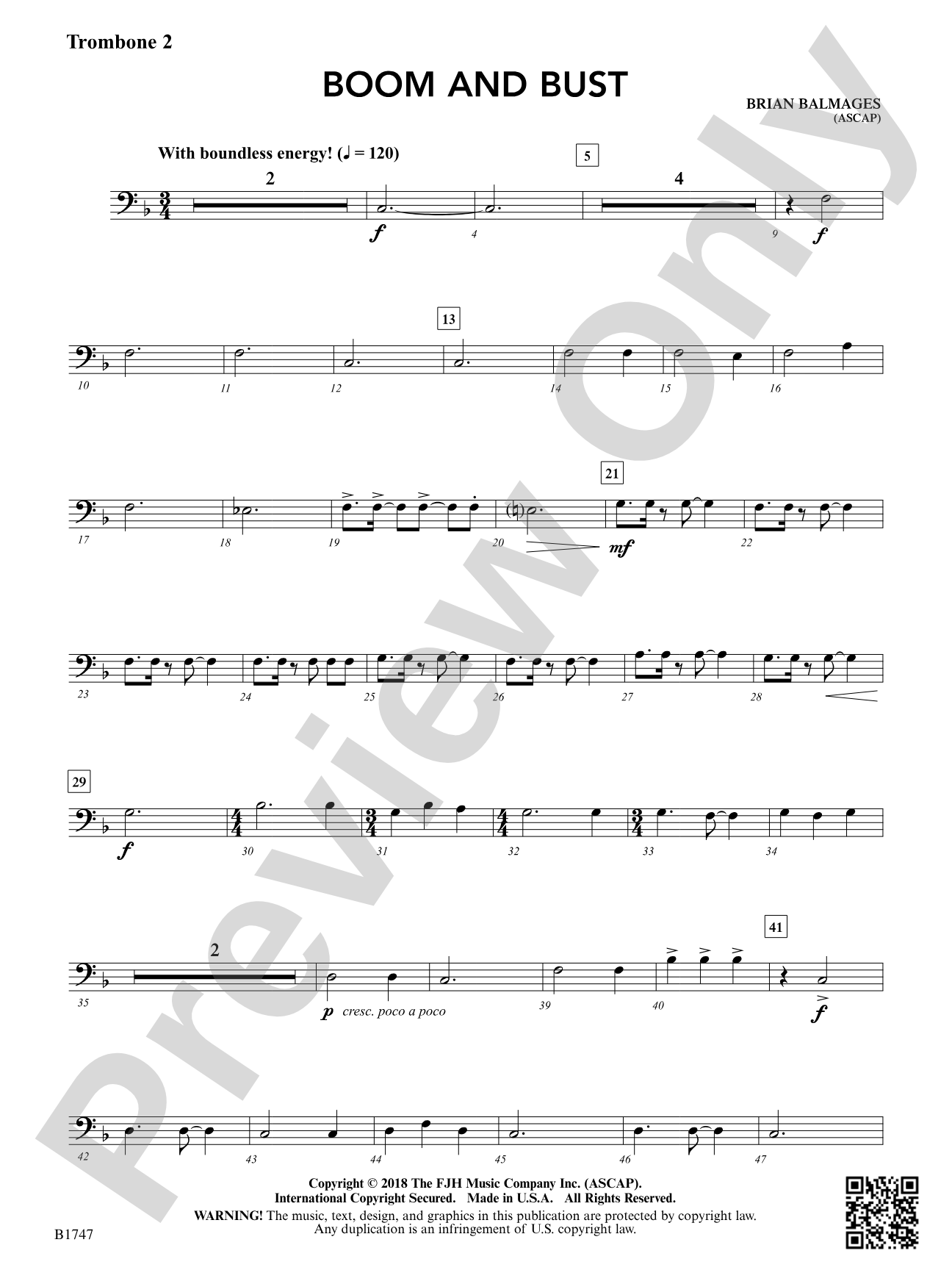 Boom and Bust: Trombone 2
