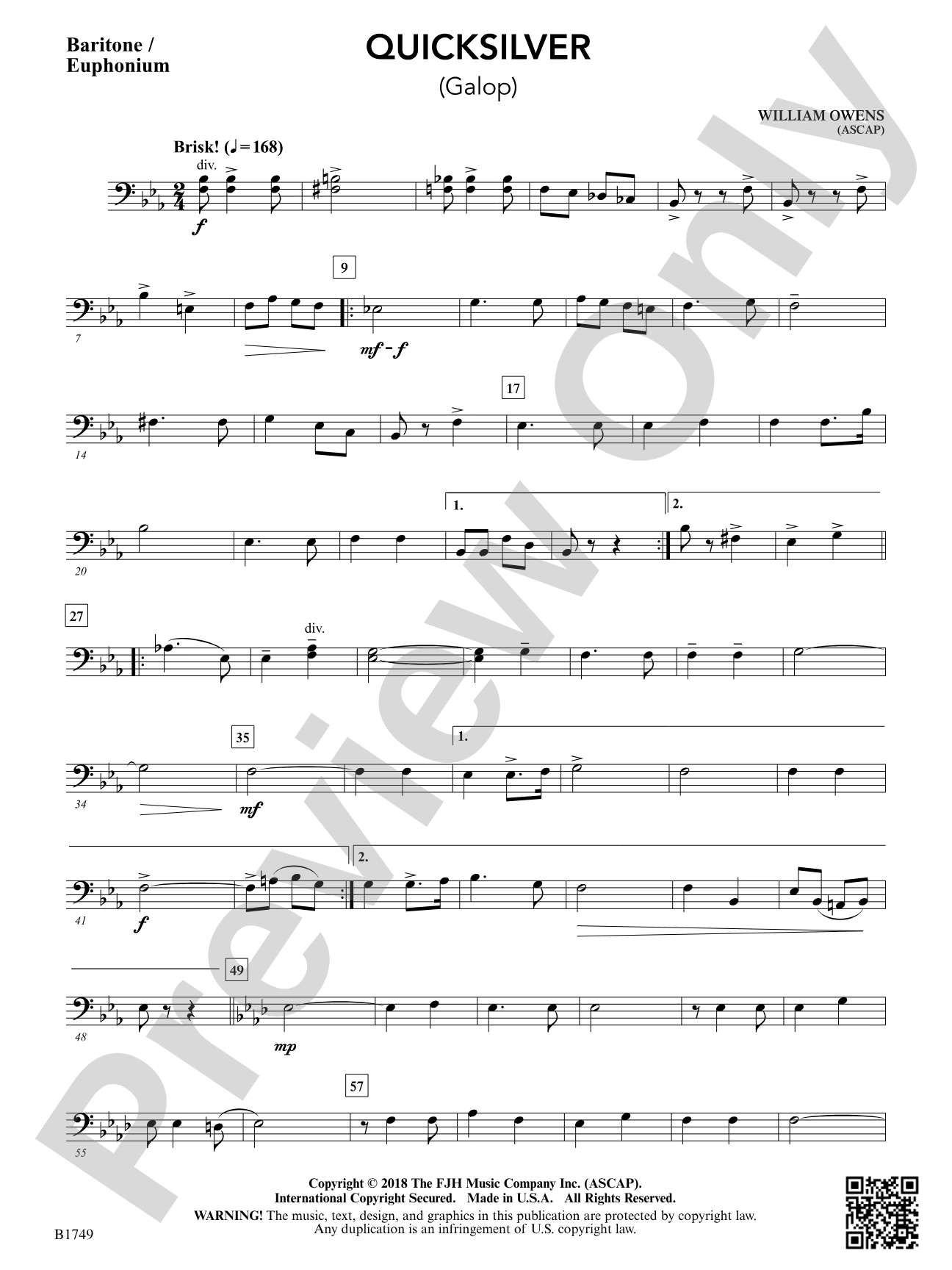 Quicksilver: Baritone / Euphonium