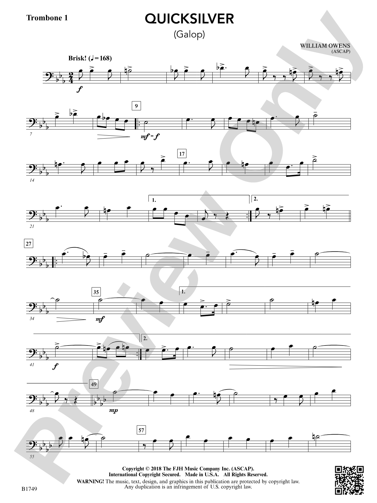 Quicksilver: Trombone 1