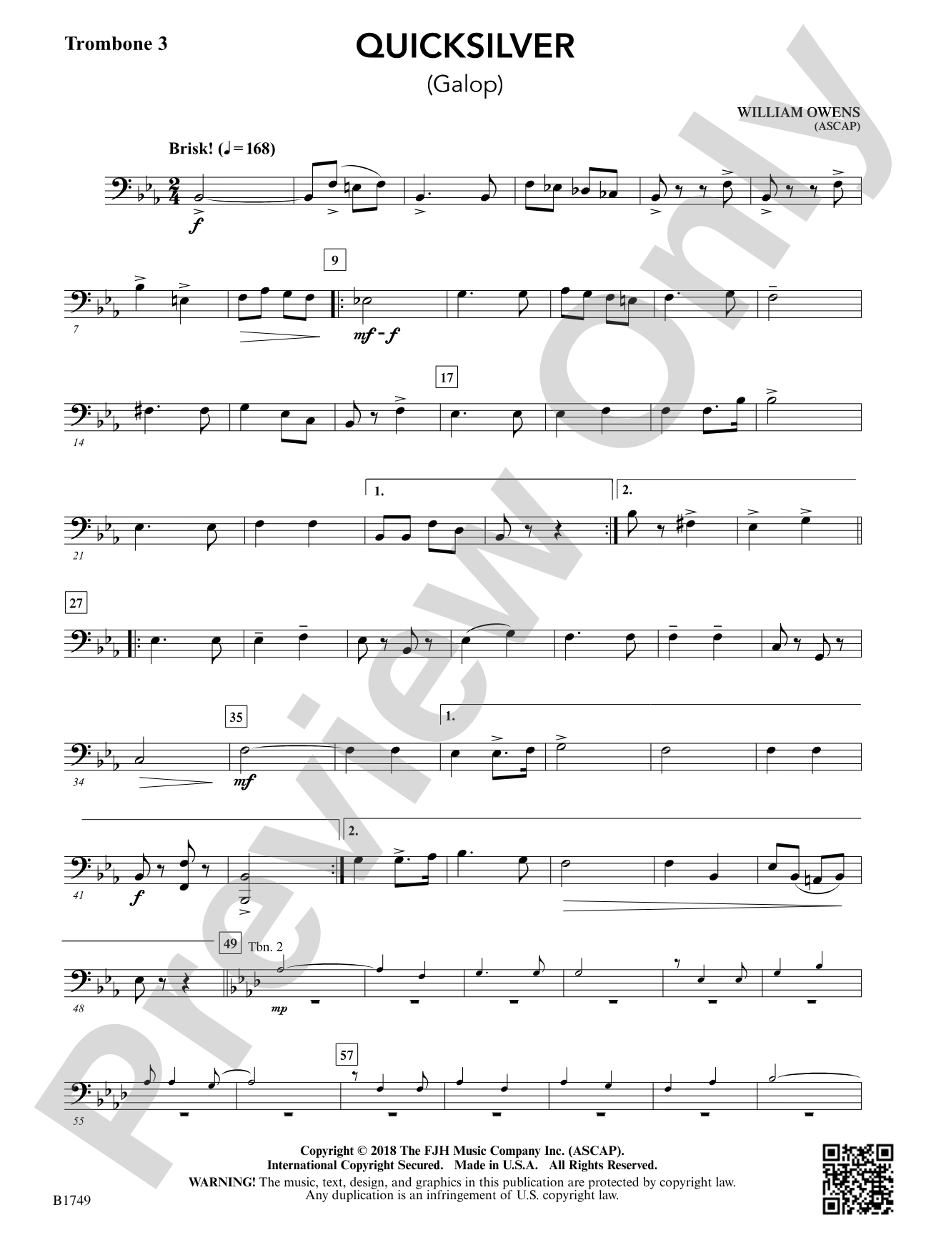 Quicksilver: Trombone 3