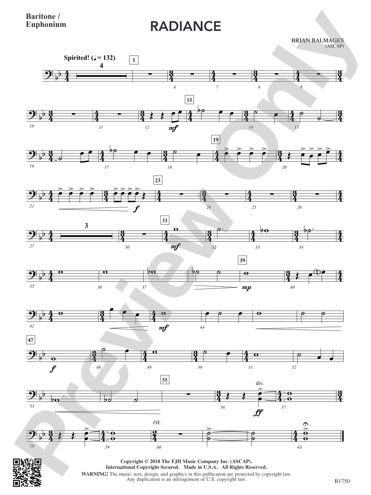 Radiance: Baritone / Euphonium