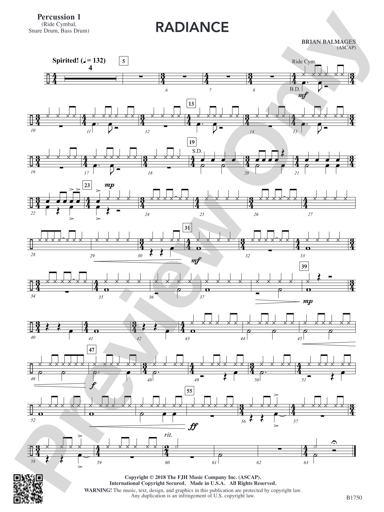 Radiance: Percussion 1