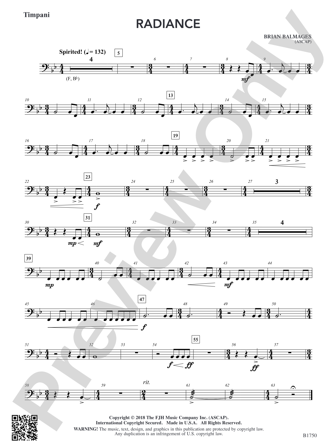Radiance: Timpani