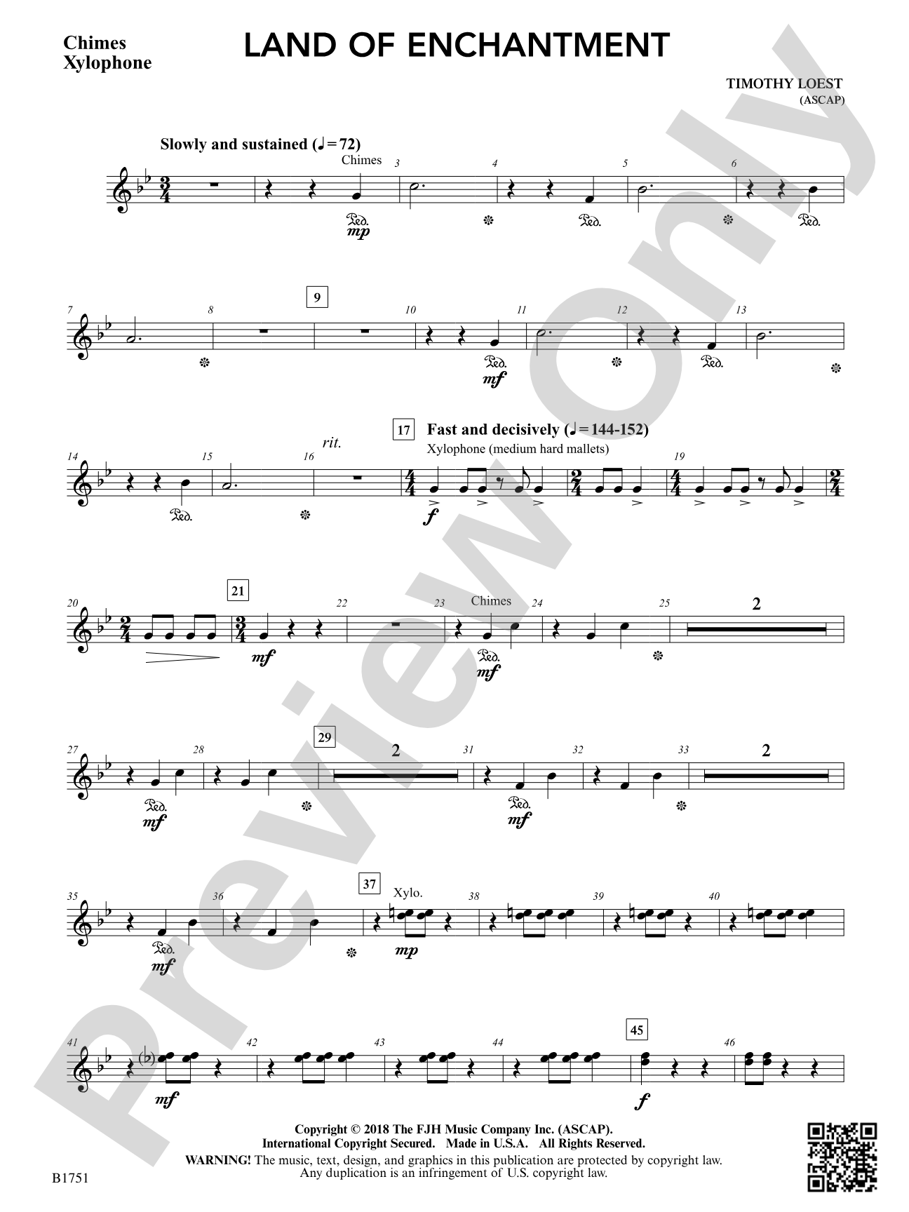 Land of Enchantment: Chimes / Xylophone