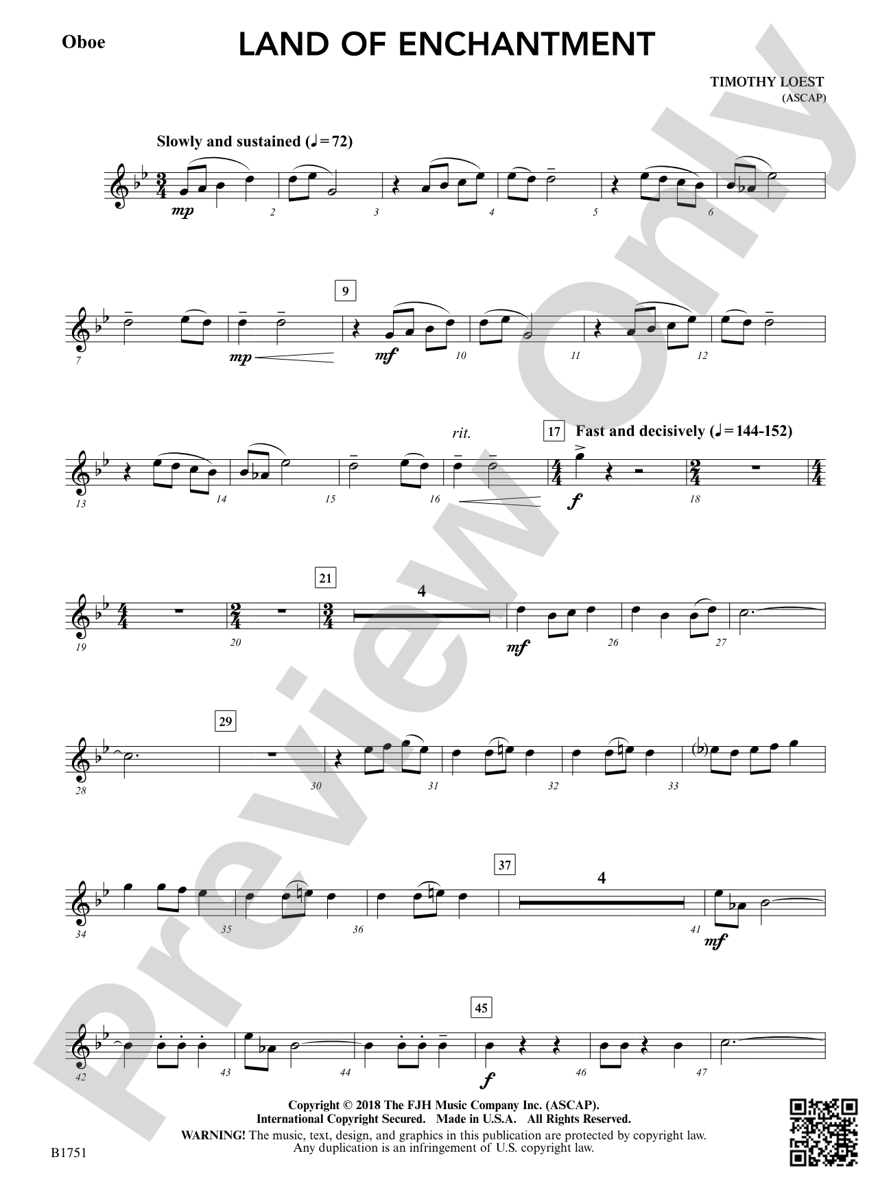 Land of Enchantment: Oboe