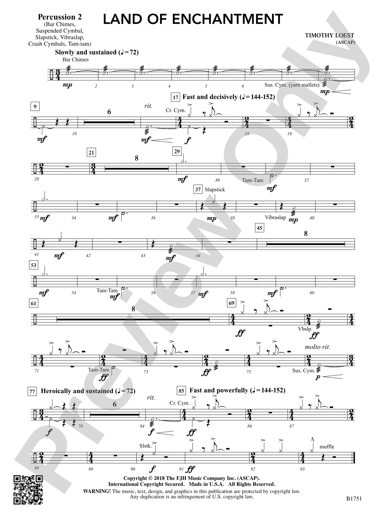 Land of Enchantment: Percussion 2