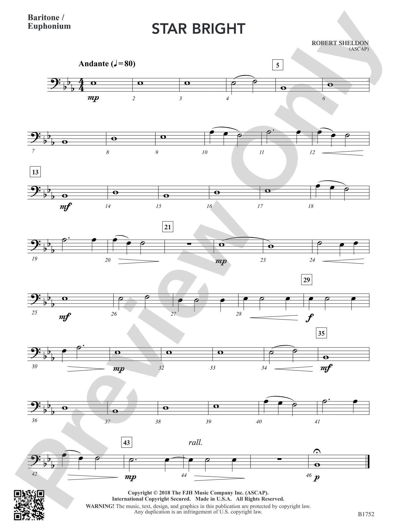 Star Bright: Baritone / Euphonium