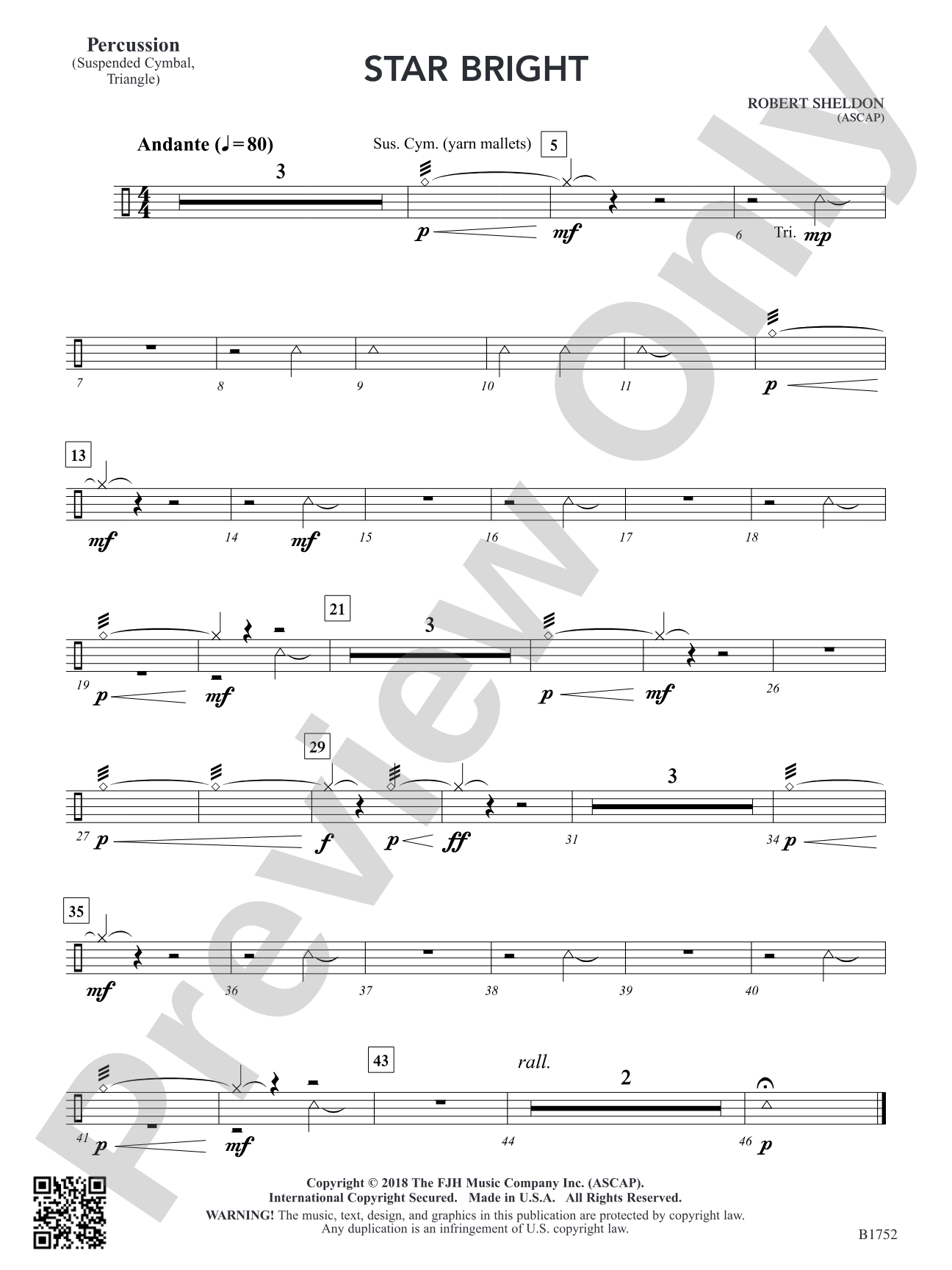 Star Bright: Percussion