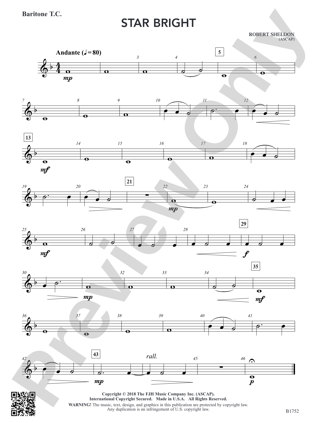 Star Bright: Baritone T.C.