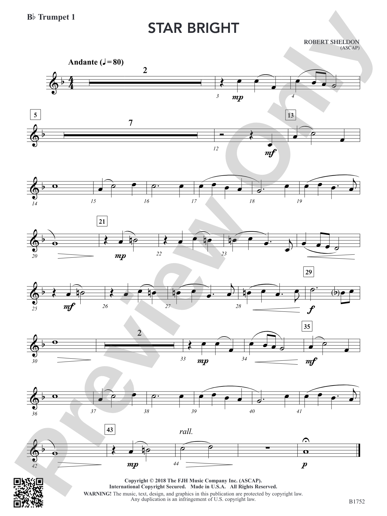 Star Bright: B-flat Trumpet 1
