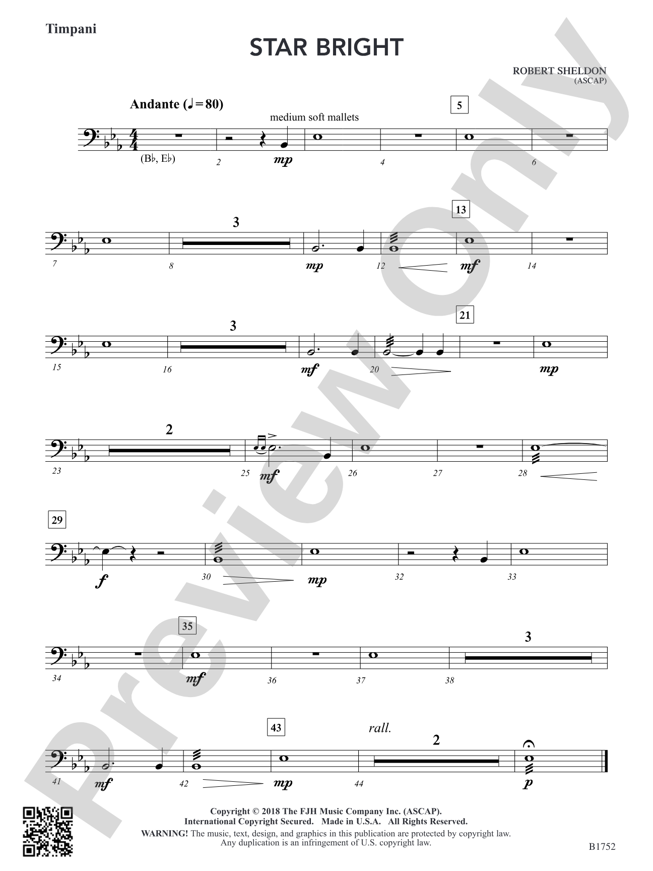 Star Bright: Timpani