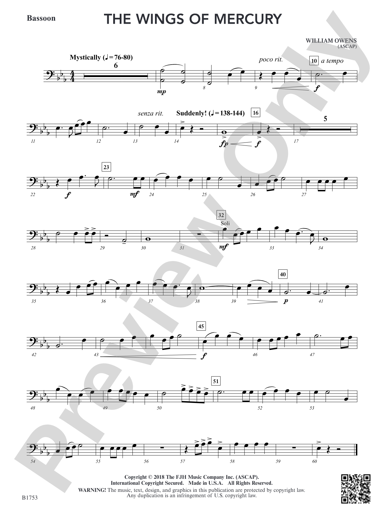 The Wings of Mercury: Bassoon