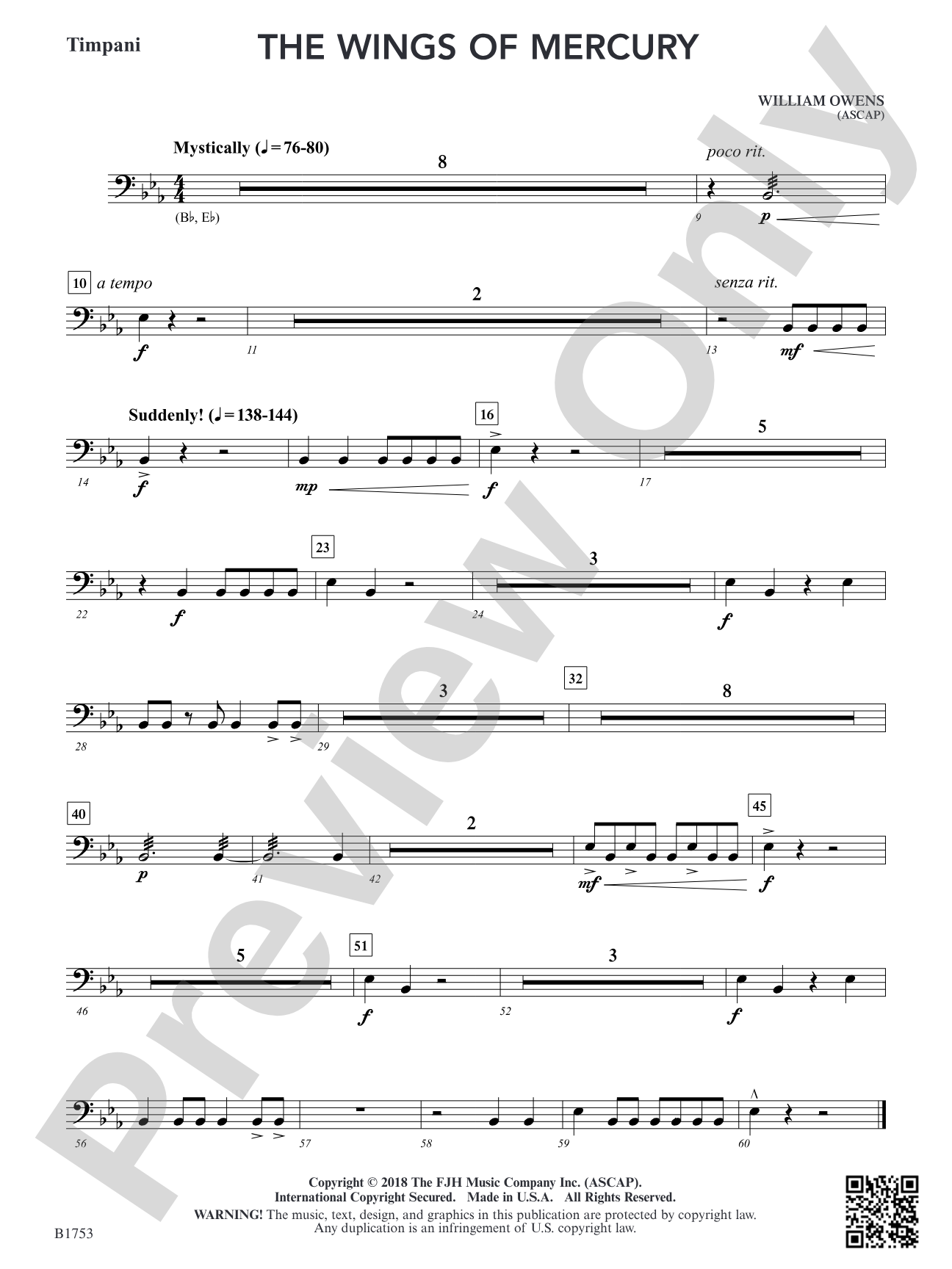 The Wings of Mercury: Timpani