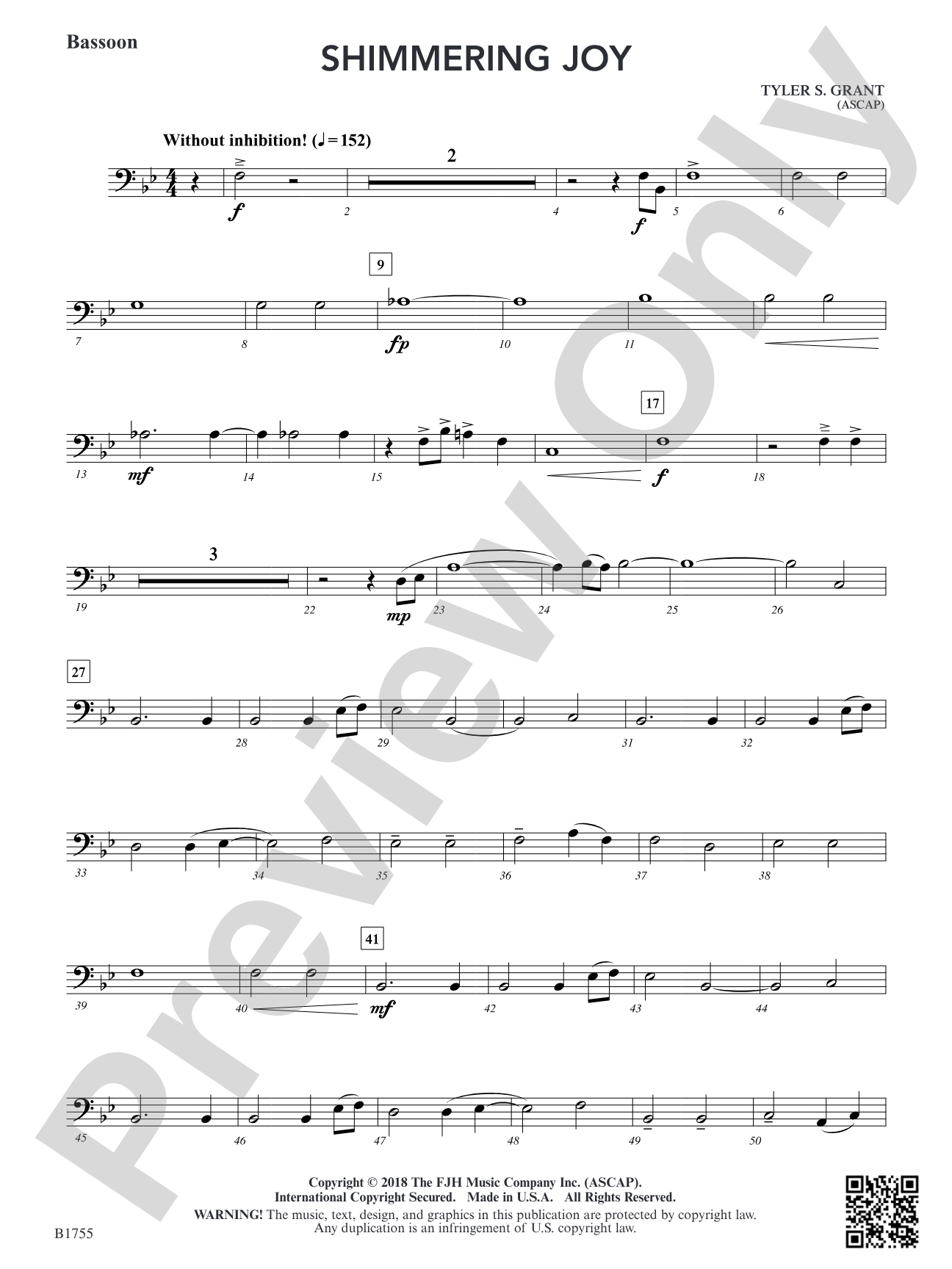Shimmering Joy: Bassoon