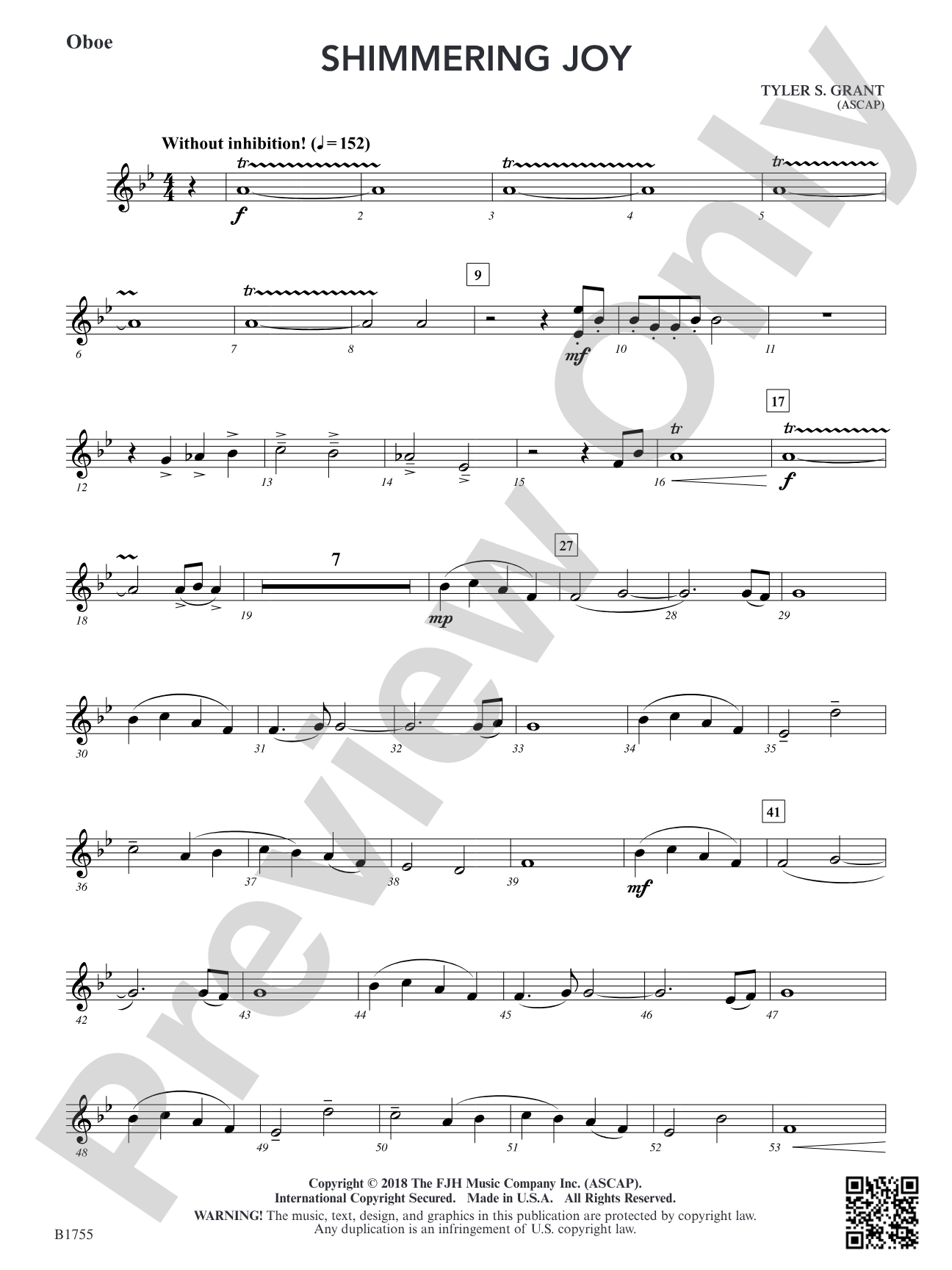 Shimmering Joy: Oboe