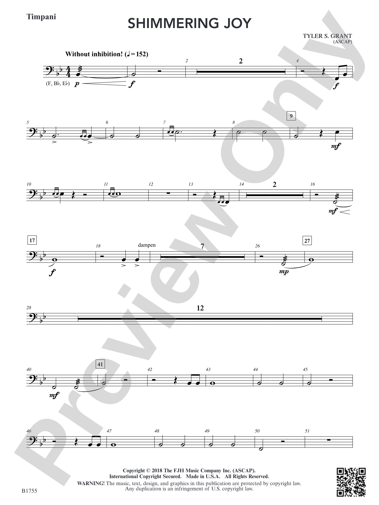 Shimmering Joy: Timpani