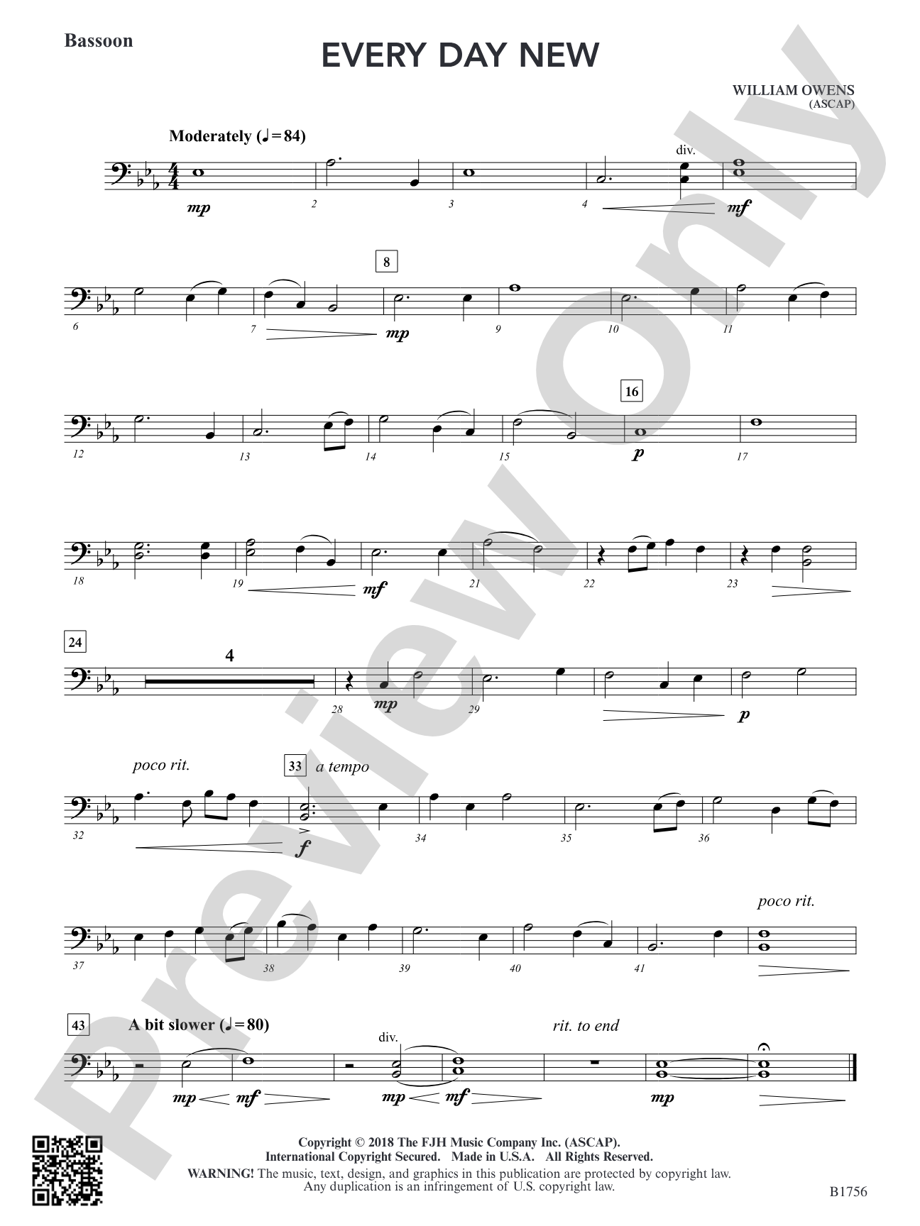 Every Day New: Bassoon