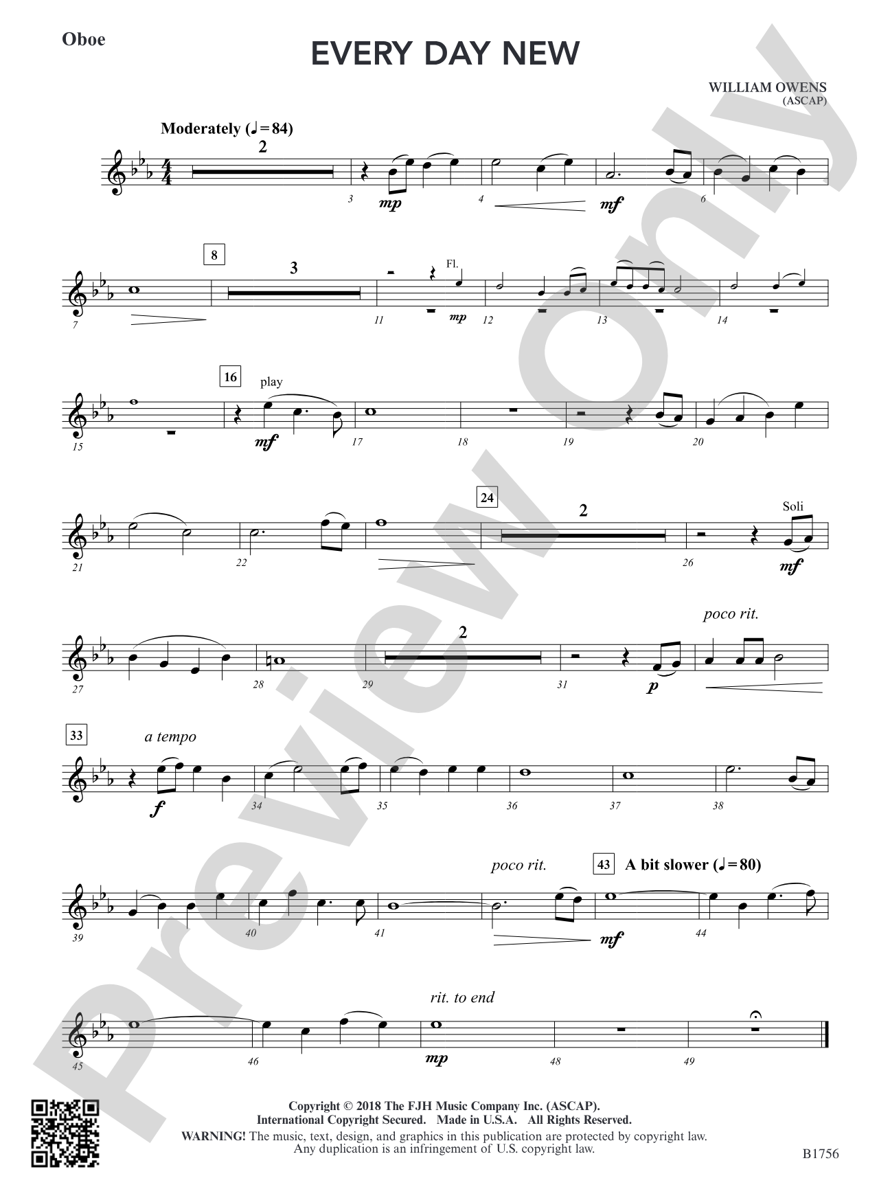 Every Day New: Oboe