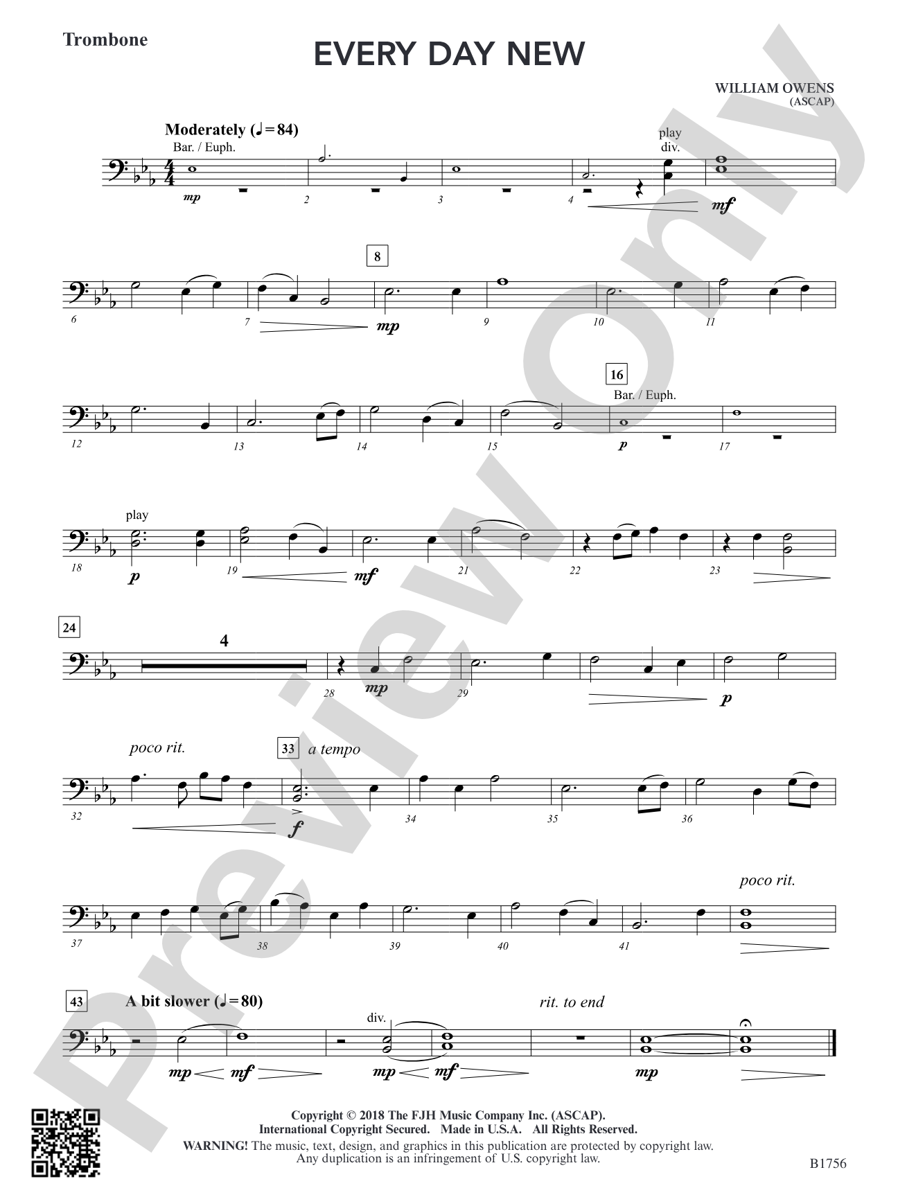 Every Day New: Trombone