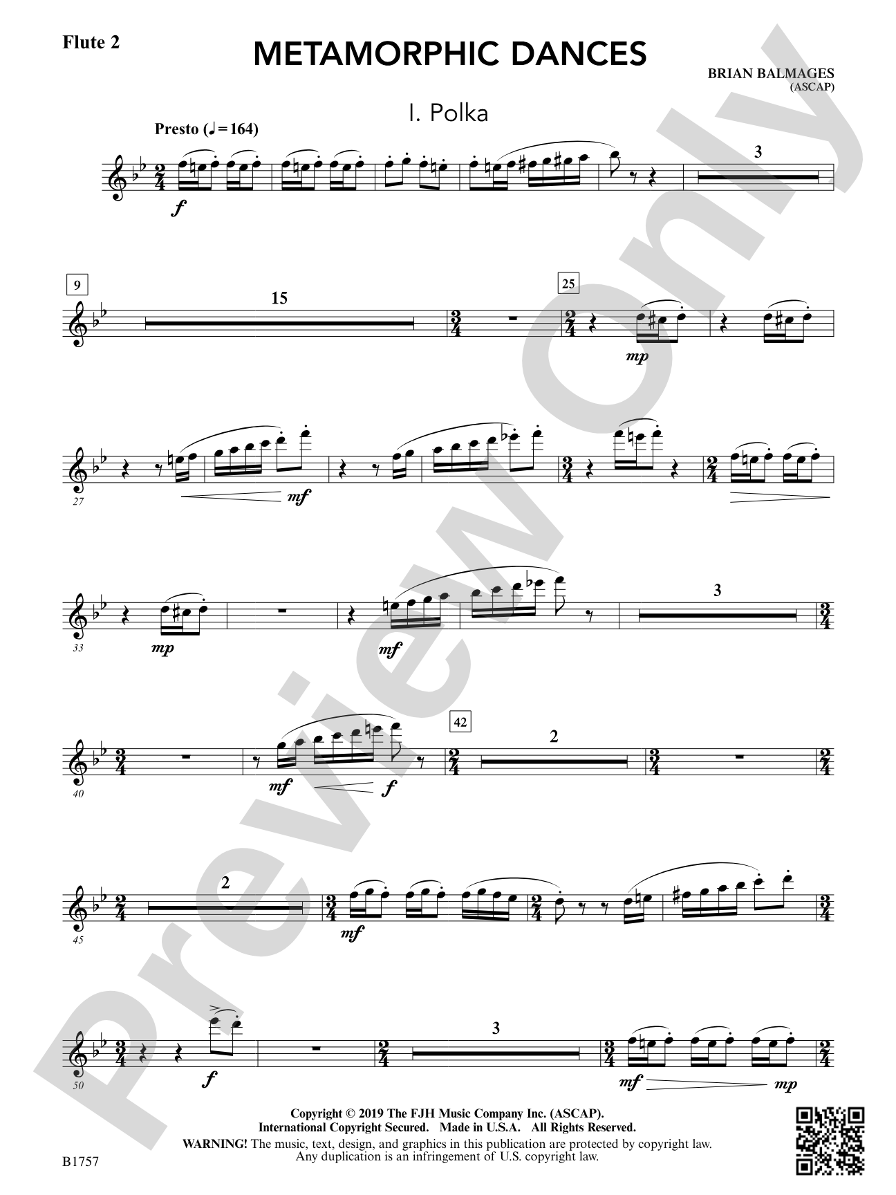 Metamorphic Dances: Flute 2