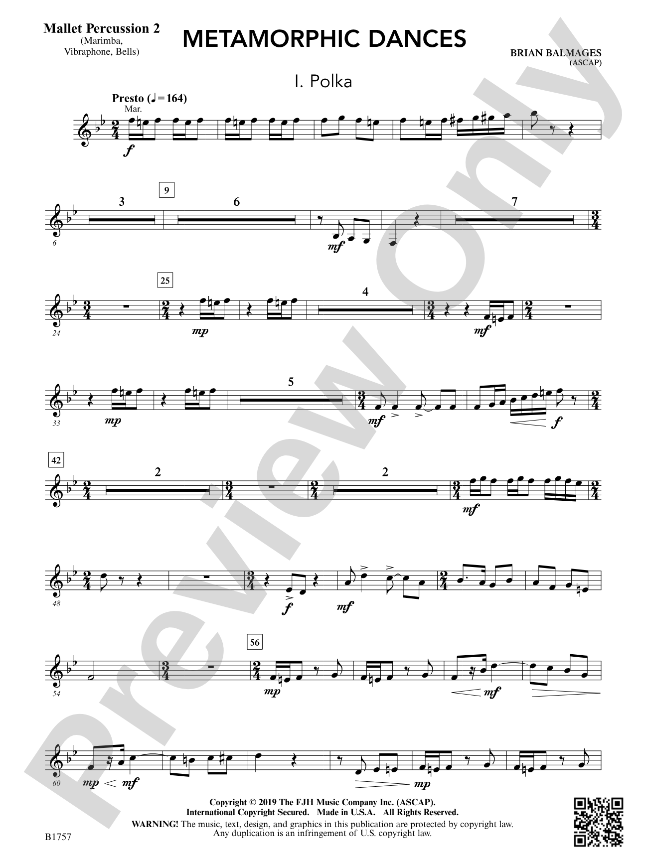 Metamorphic Dances: Mallet Percussion 2