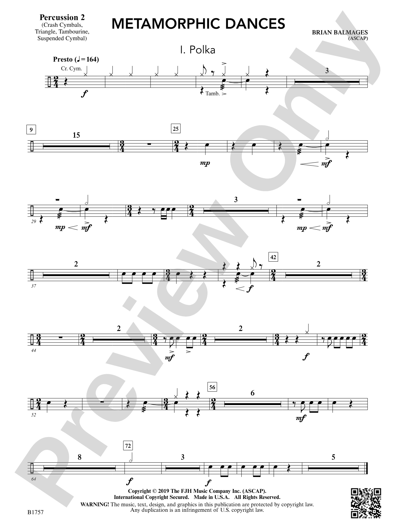 Metamorphic Dances: Percussion 2