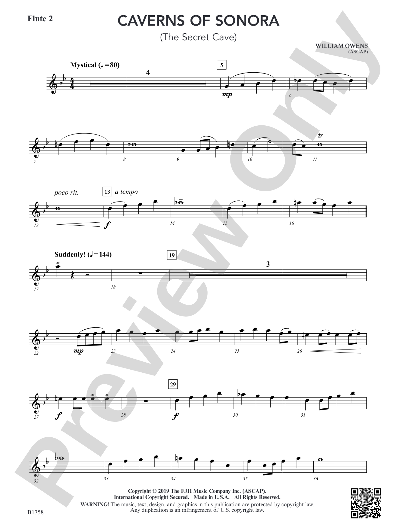 Caverns of Sonora: Flute 2