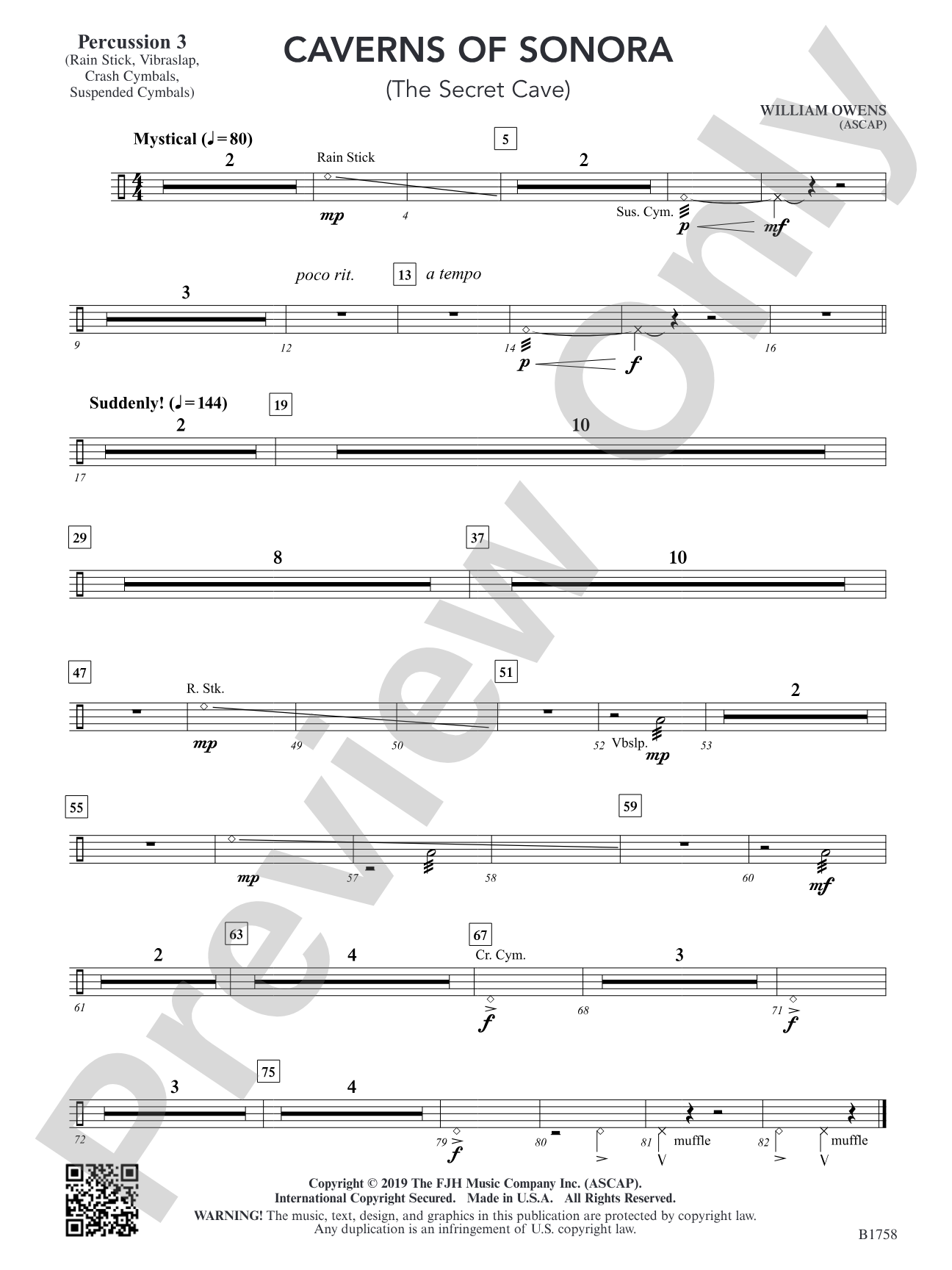 Caverns of Sonora: Percussion 3