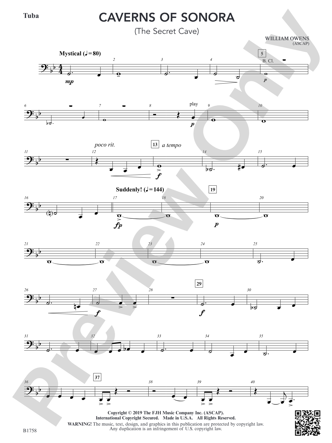 Caverns of Sonora: Tuba