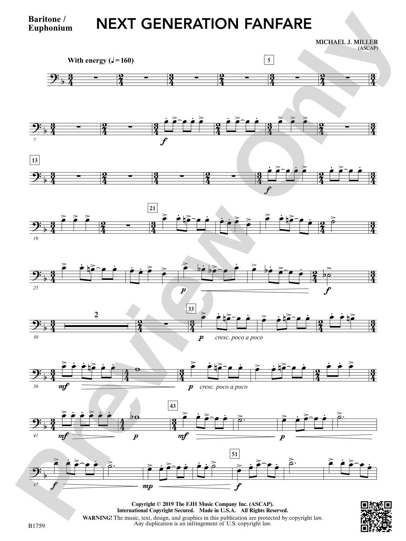 Next Generation Fanfare: Baritone / Euphonium