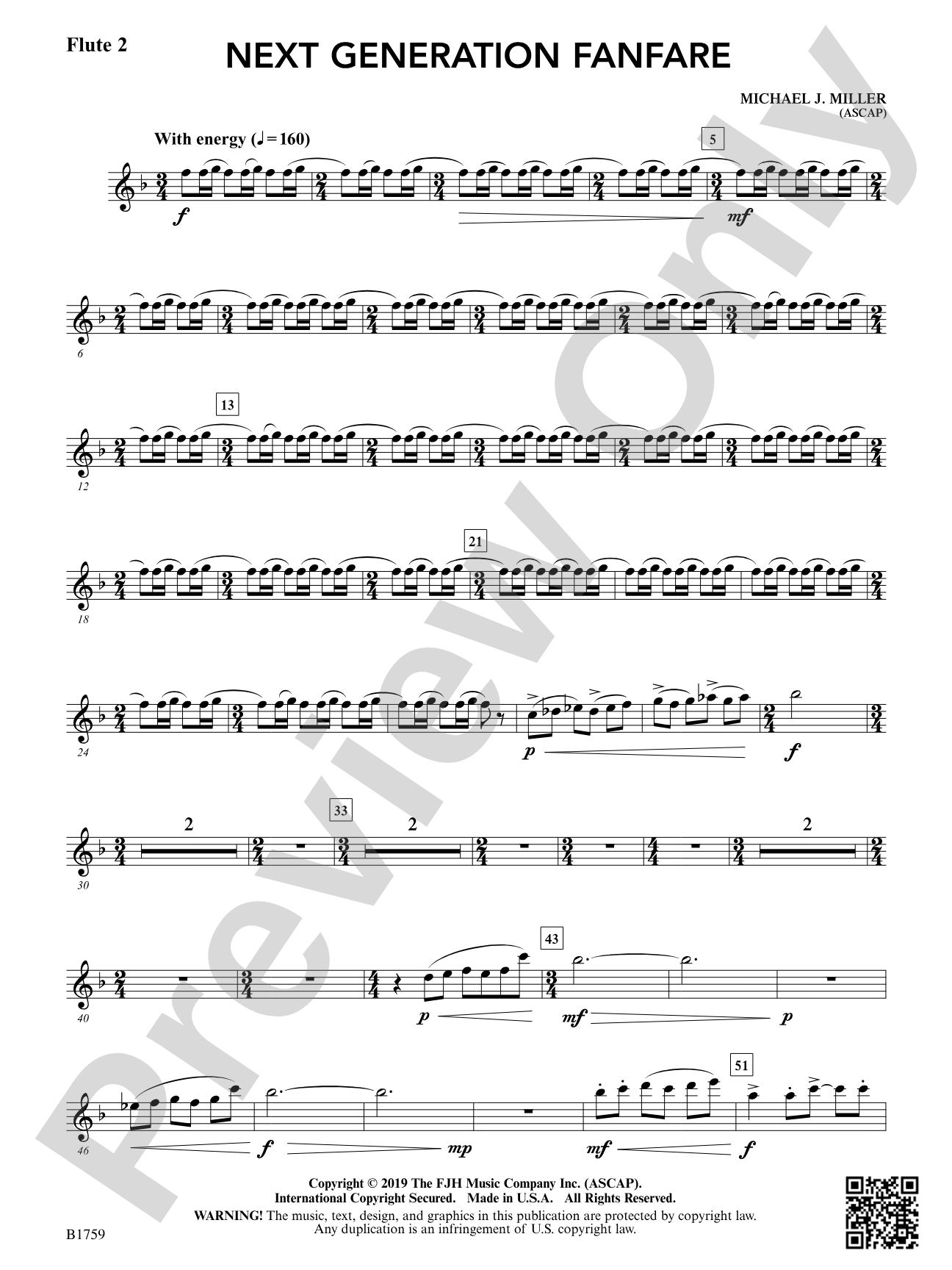 Next Generation Fanfare: Flute 2