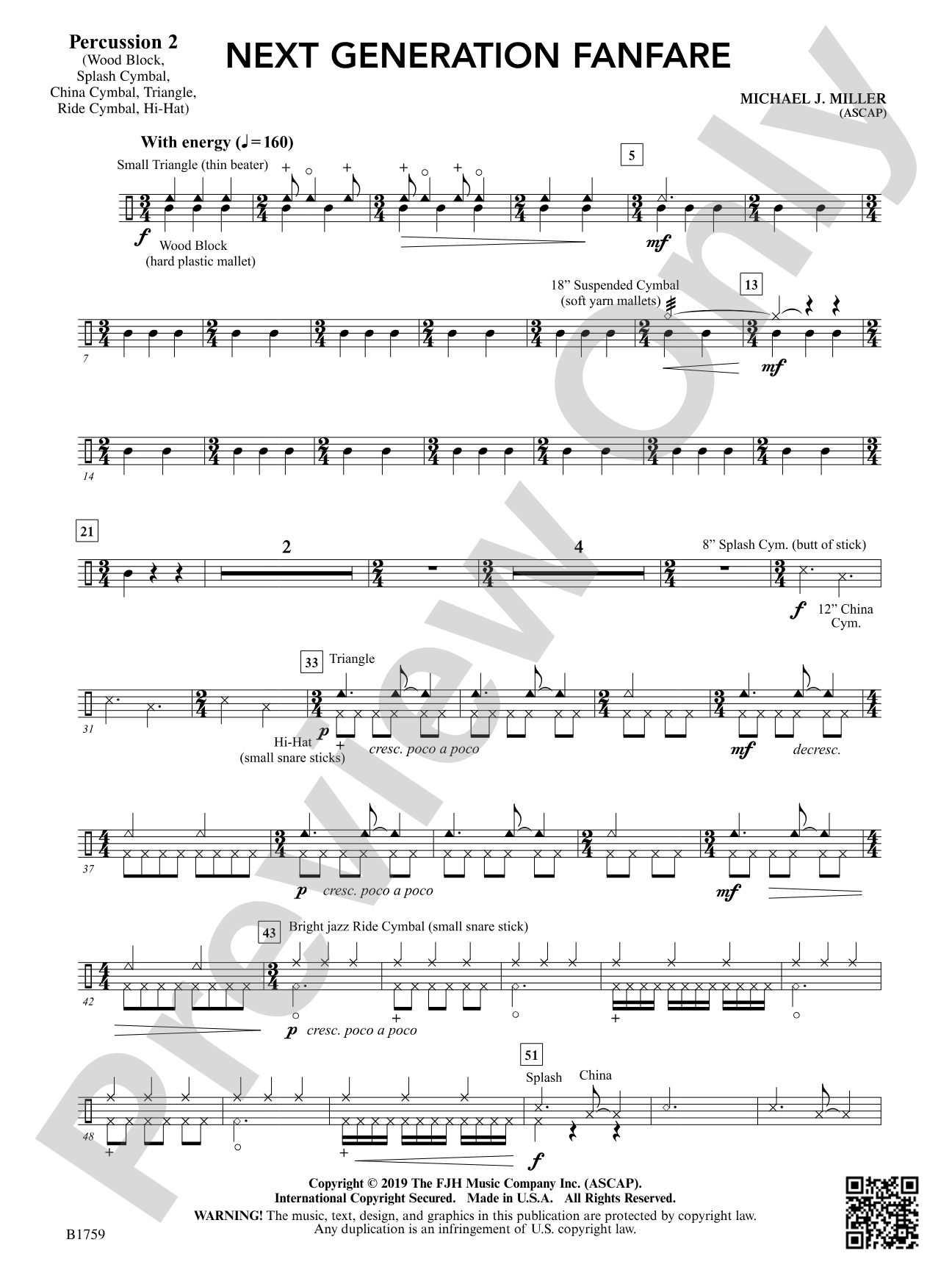 Next Generation Fanfare: Percussion 2