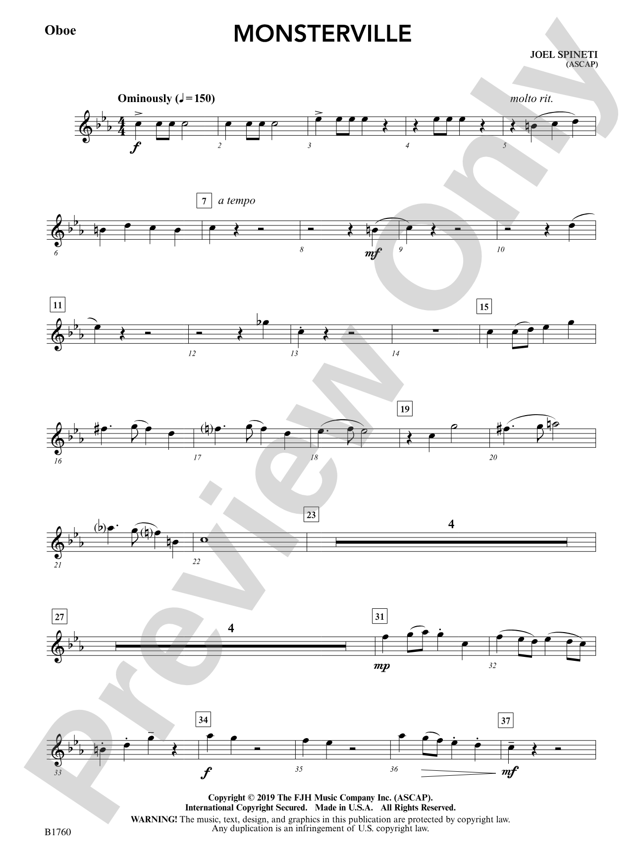 Monsterville: Oboe