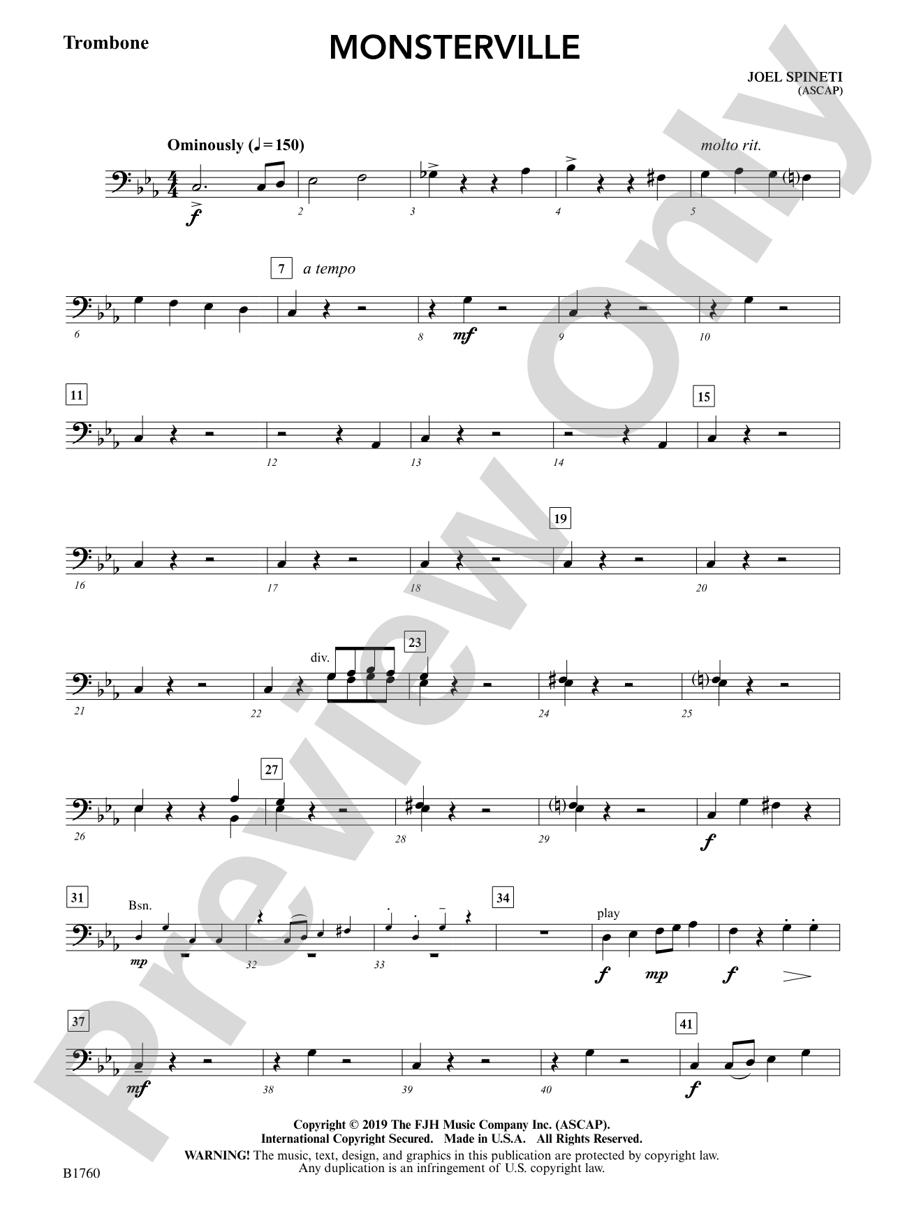 Monsterville: Trombone